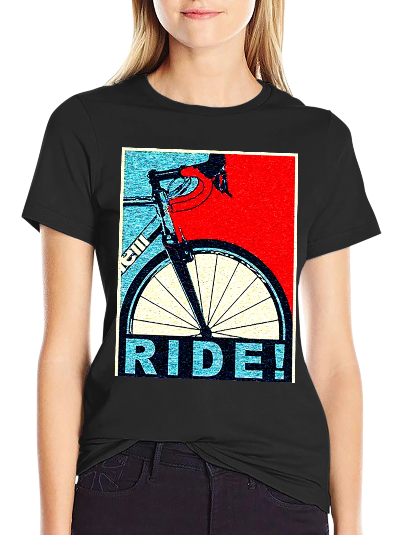 Ride! Bike Graphic T-Shirt - Cycle Enthusiast Tee