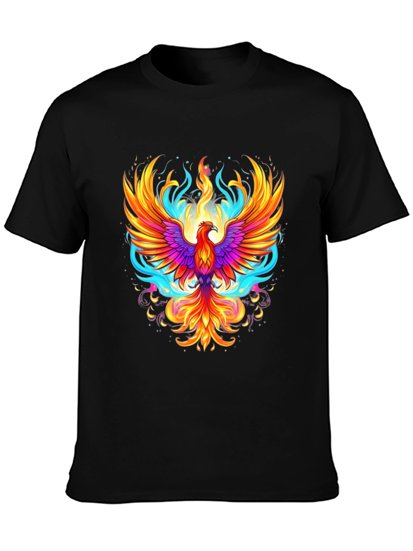Phoenix Graphic Tee - Mens Black T-Shirt