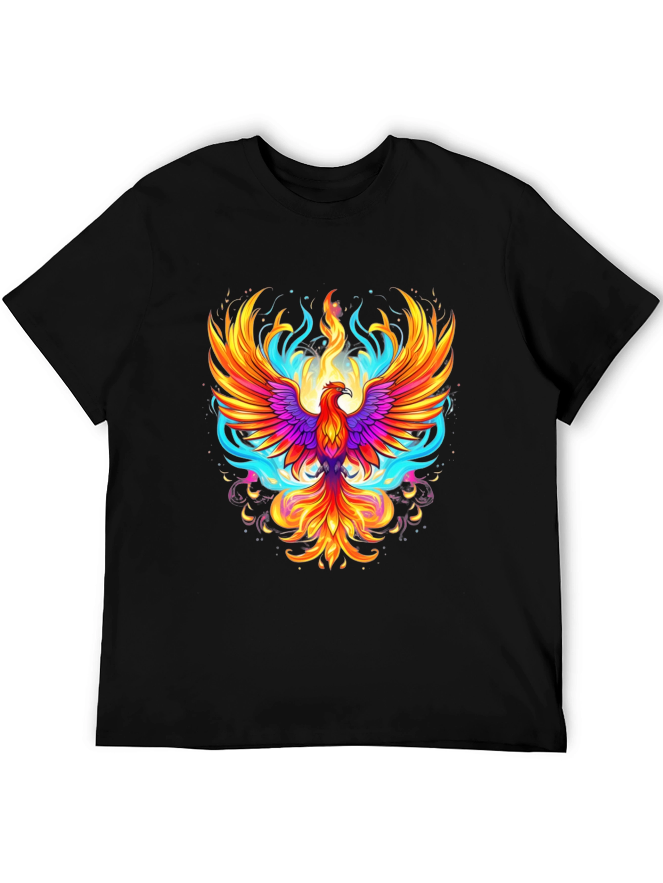 Phoenix Graphic Tee - Mens Black T-Shirt