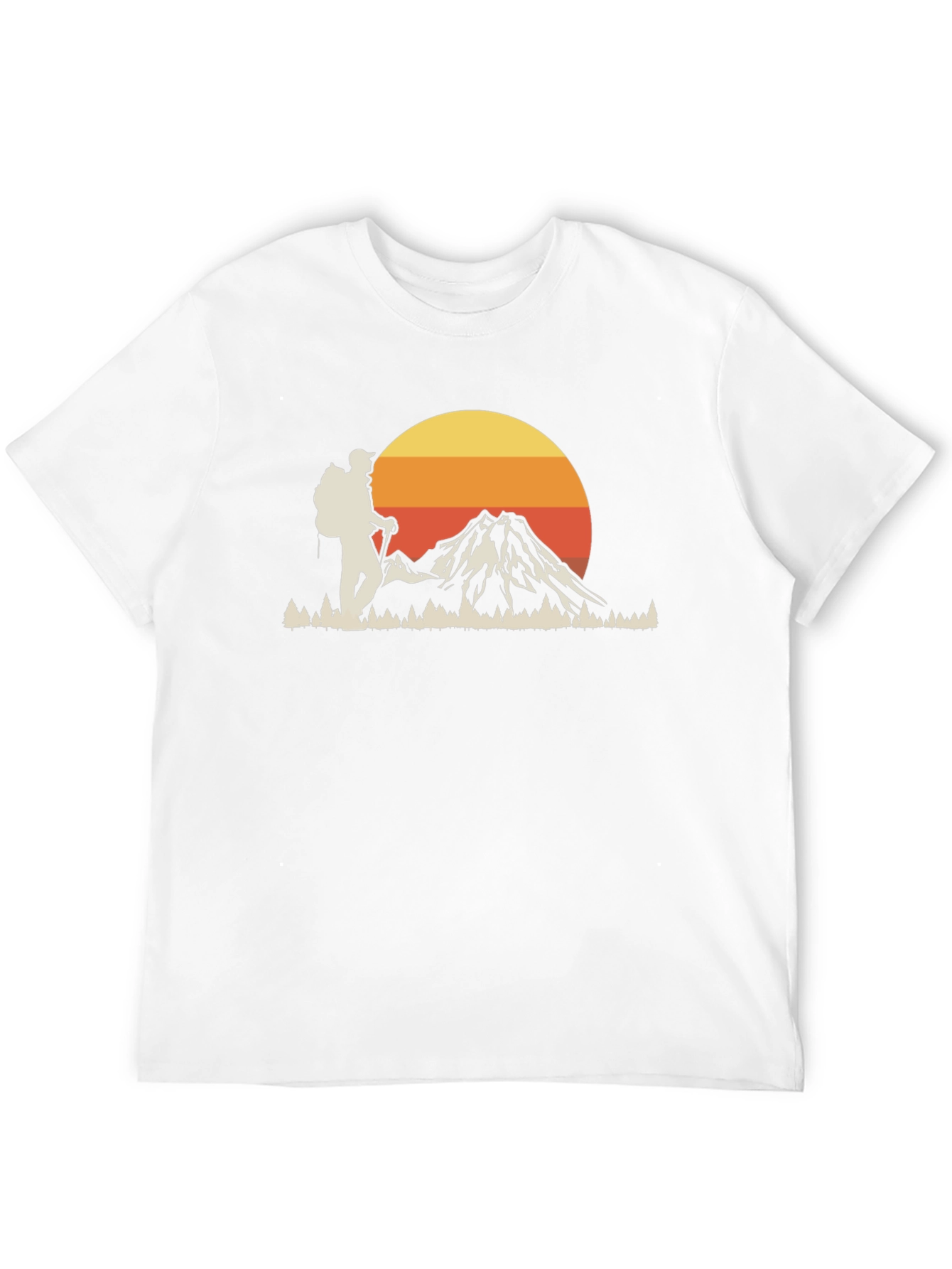 Hiker & Mountain Graphic Tee