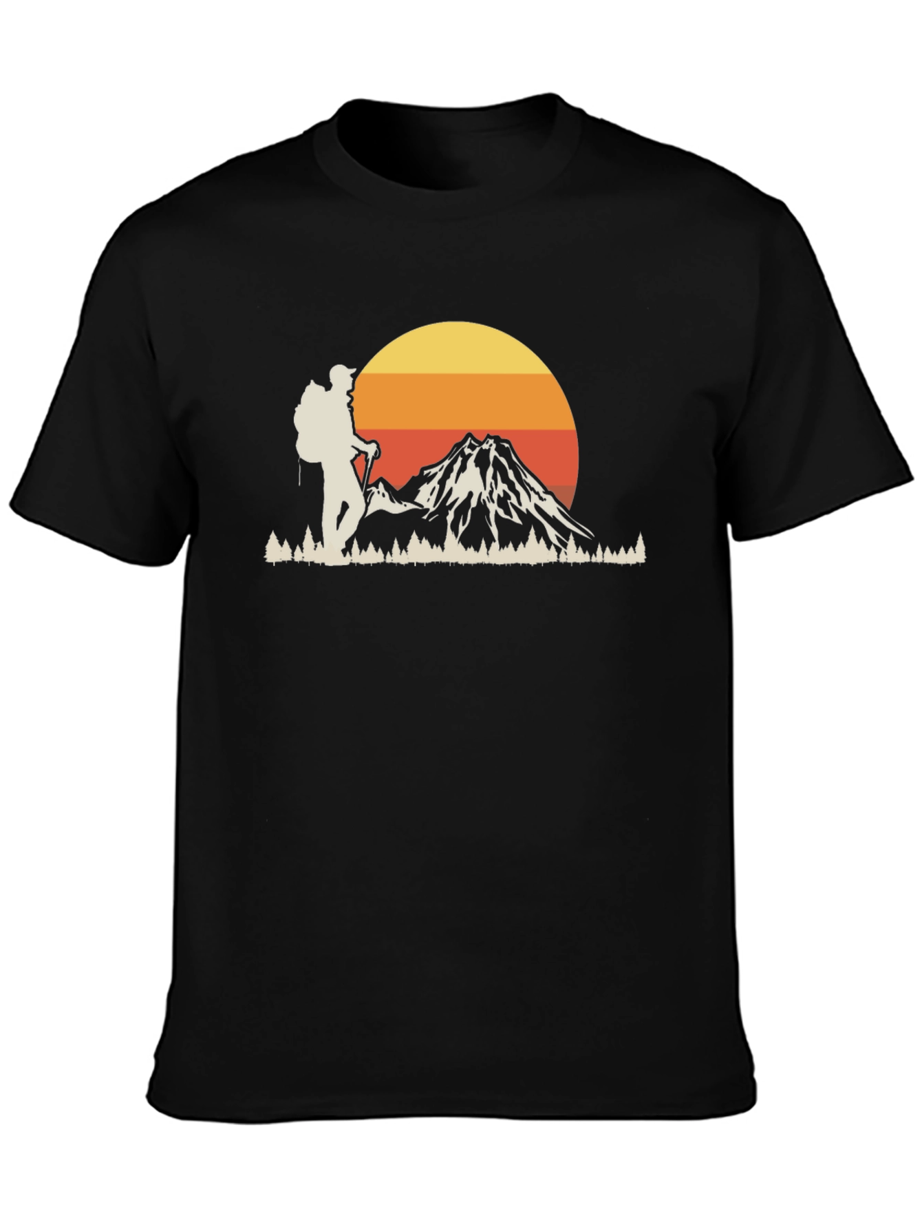 Hiker & Mountain Graphic Tee