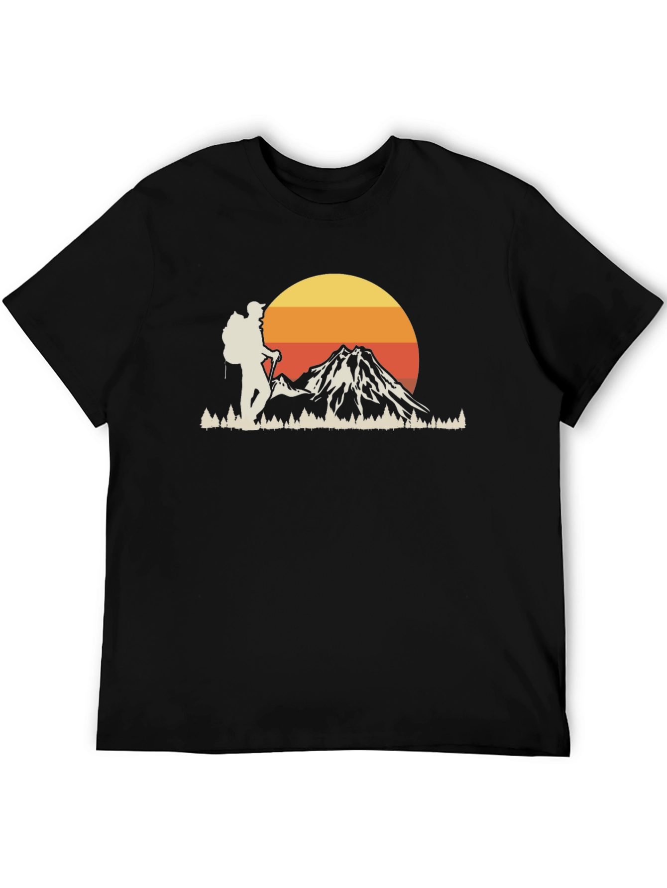Hiker & Mountain Graphic Tee