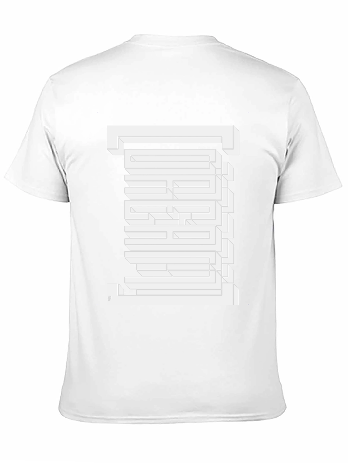 Optical Illusion Maze Graphic Tee - Modern Menswear