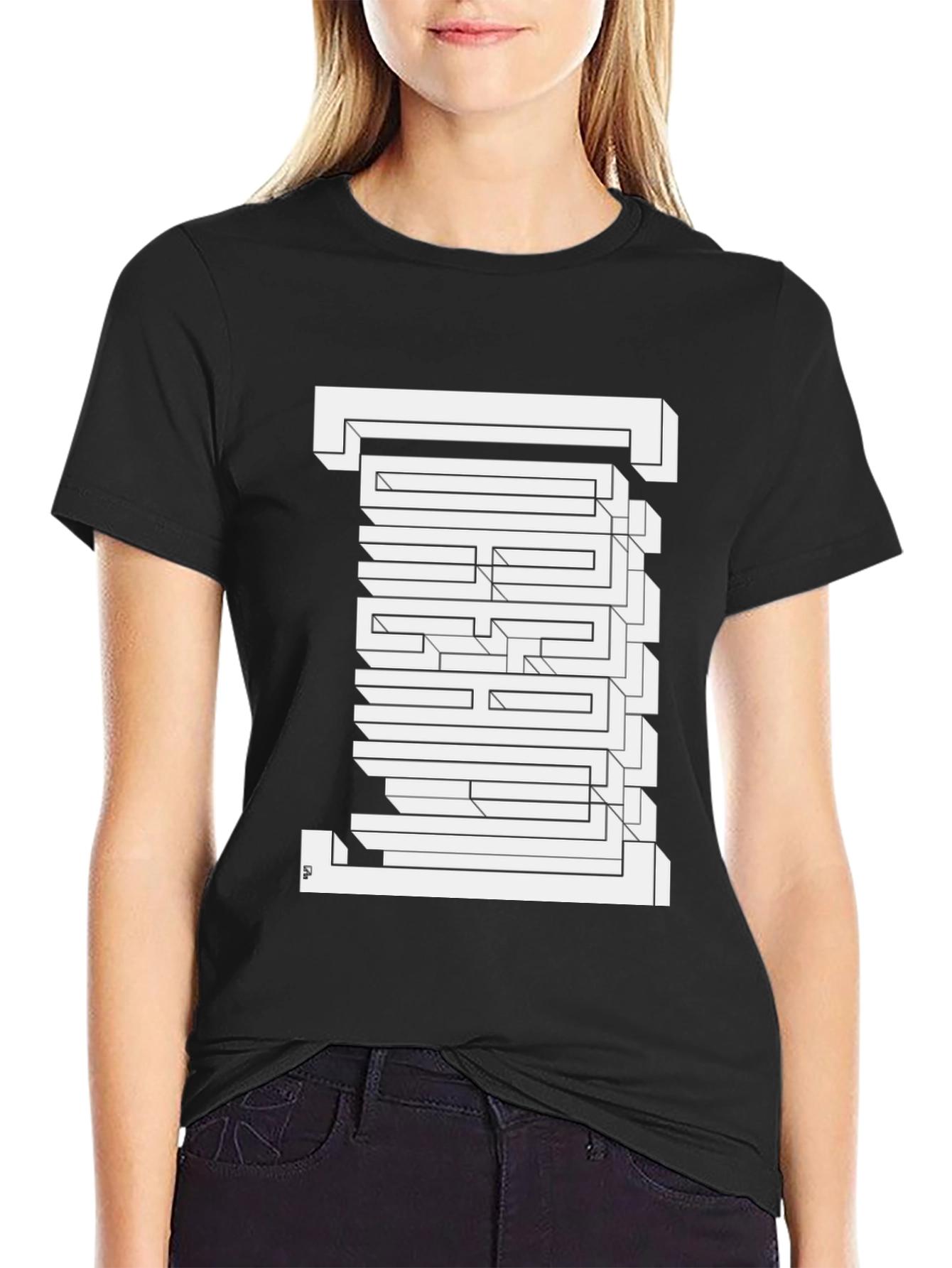 Optical Illusion Maze Graphic Tee - Modern Menswear