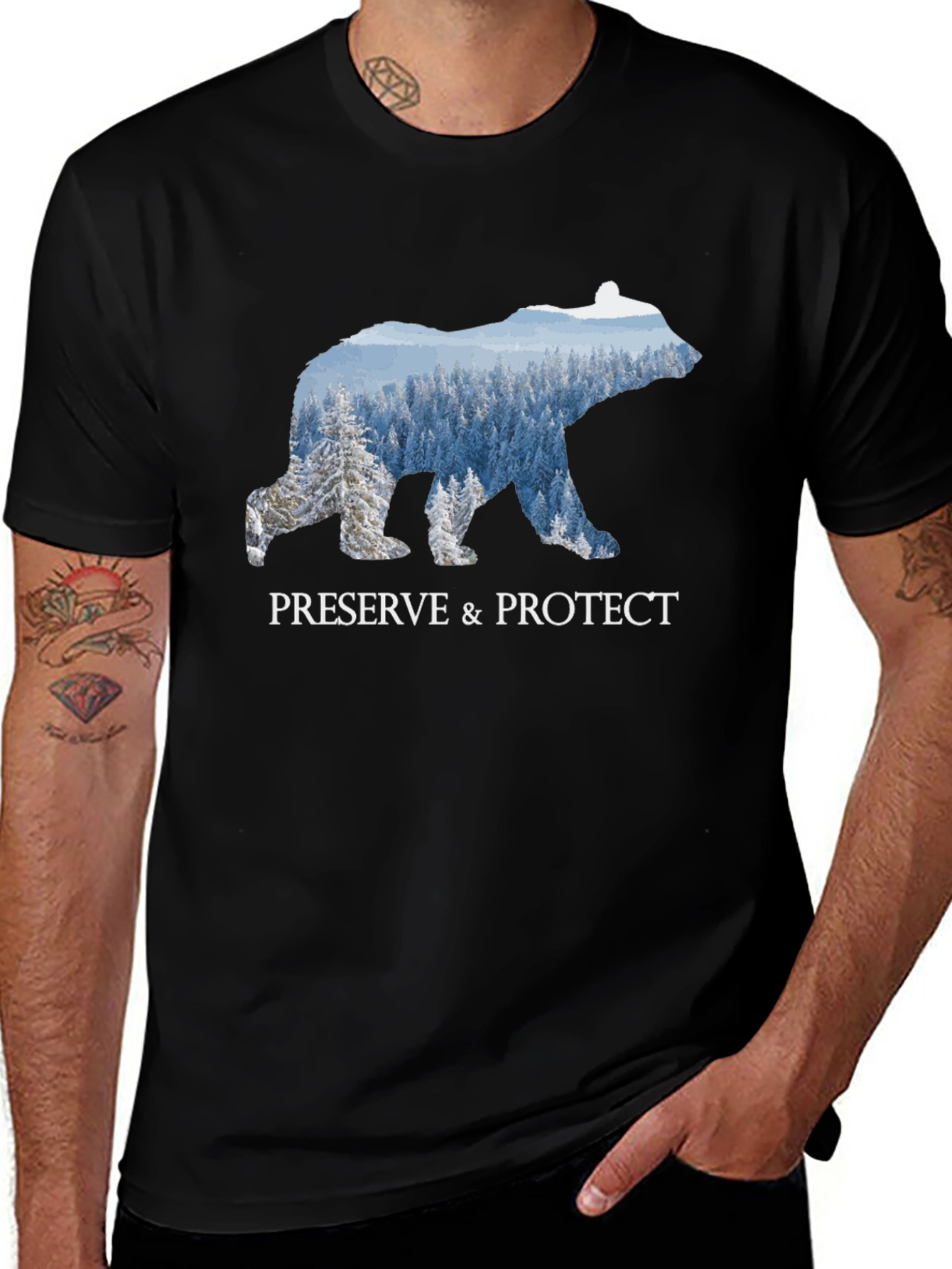 Preserve & Protect Bear Forest T-Shirt