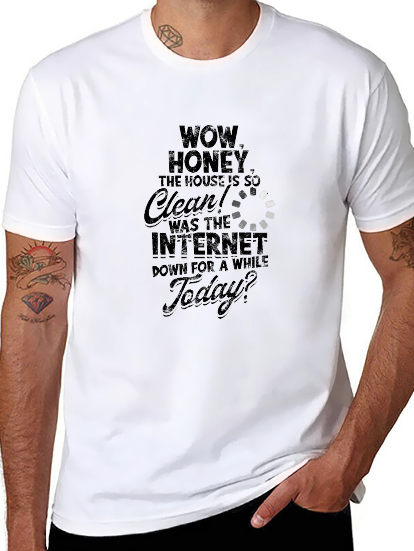Humorous Clean House T-Shirt