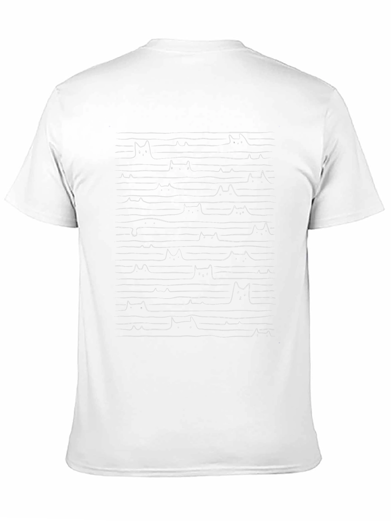 Cats in Hiding Black Tee