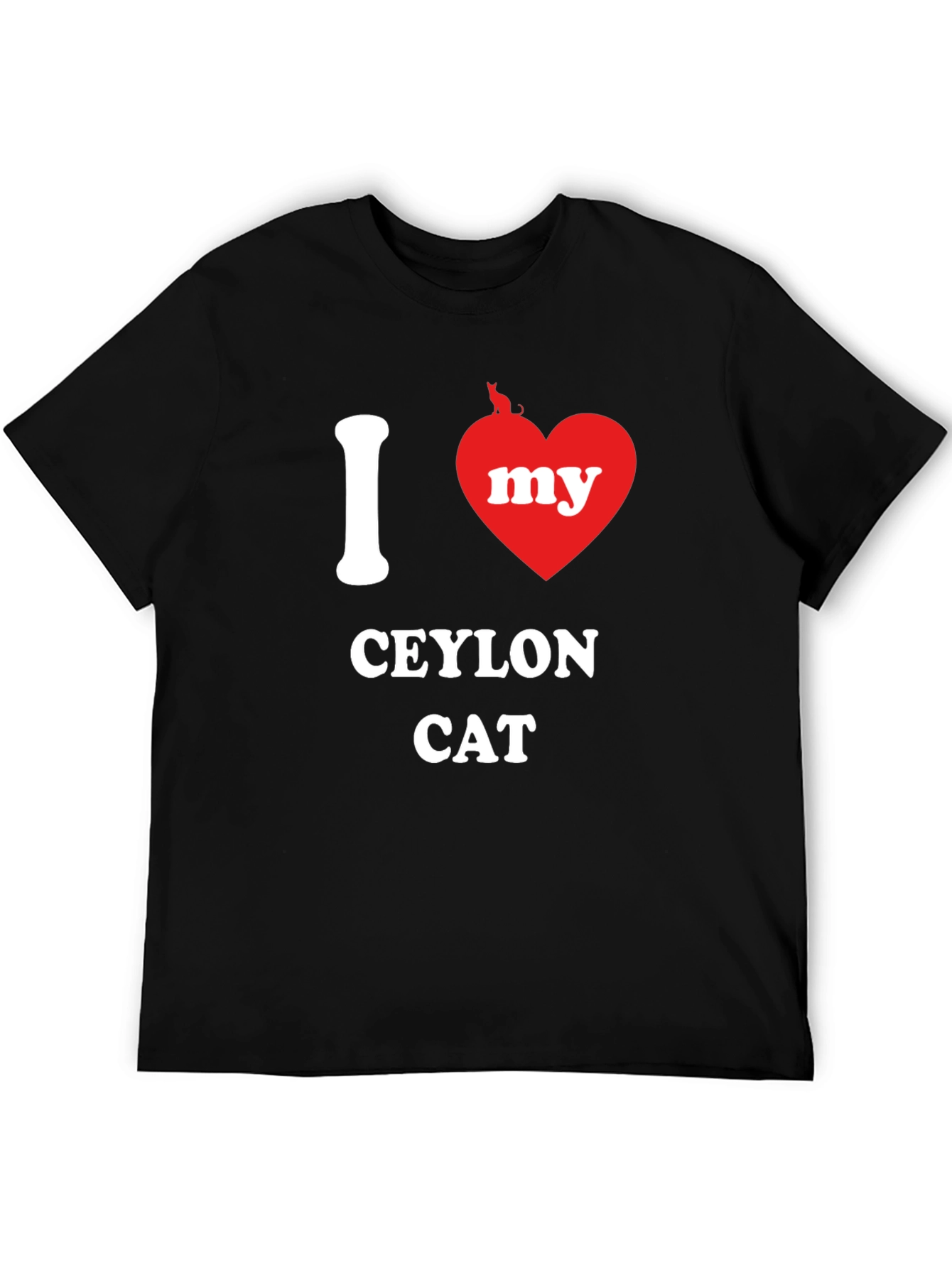 I Heart My Ceylon Cat T-Shirt