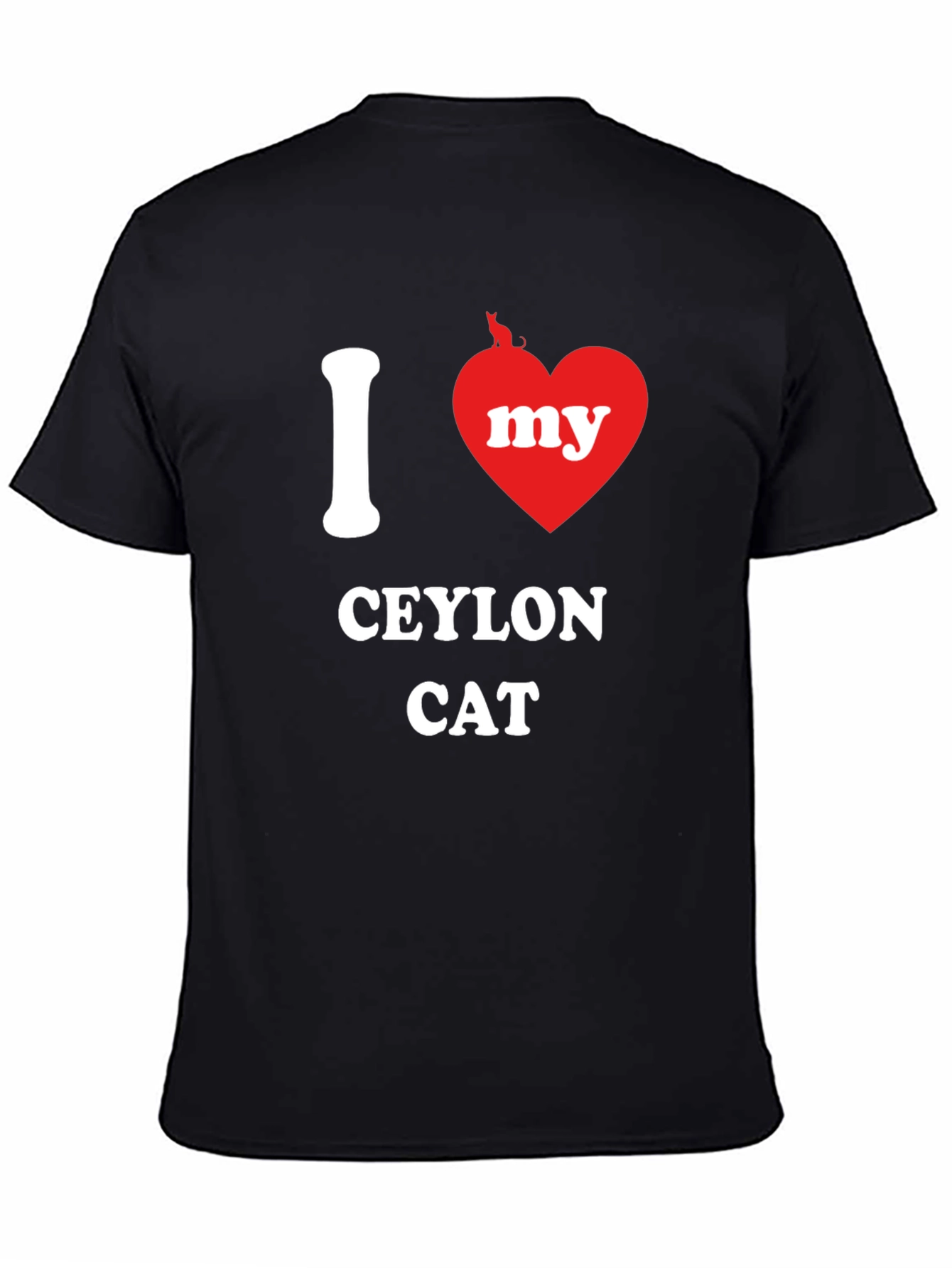 I Heart My Ceylon Cat T-Shirt