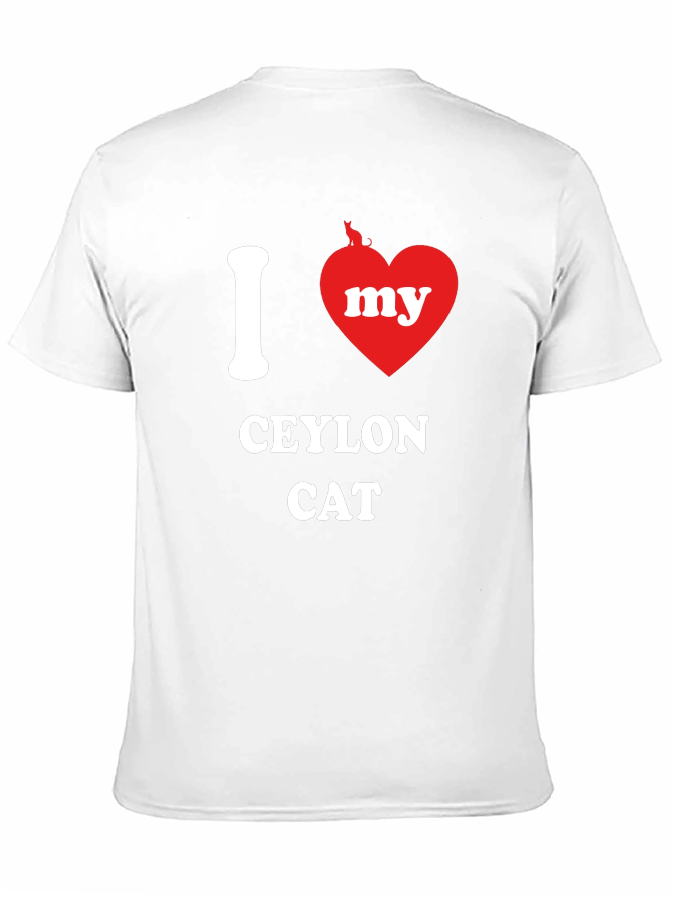 I Heart My Ceylon Cat T-Shirt