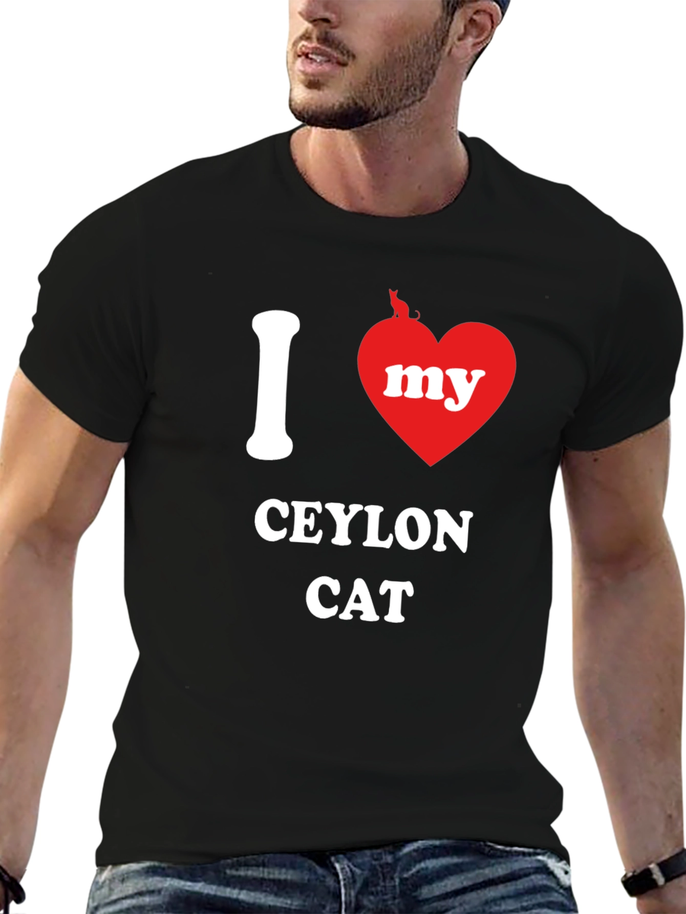 I Heart My Ceylon Cat T-Shirt