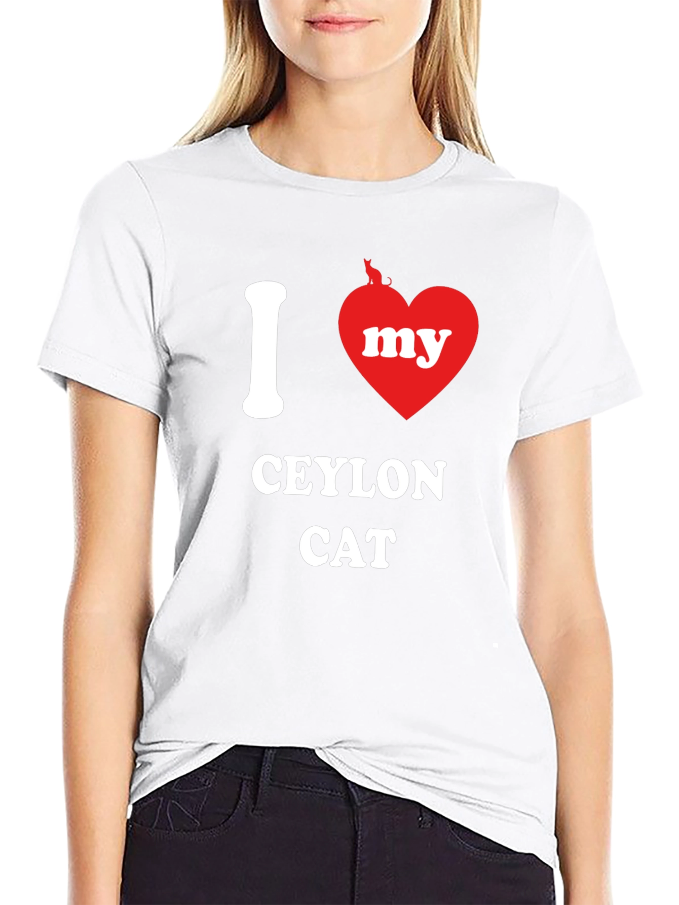 I Heart My Ceylon Cat T-Shirt