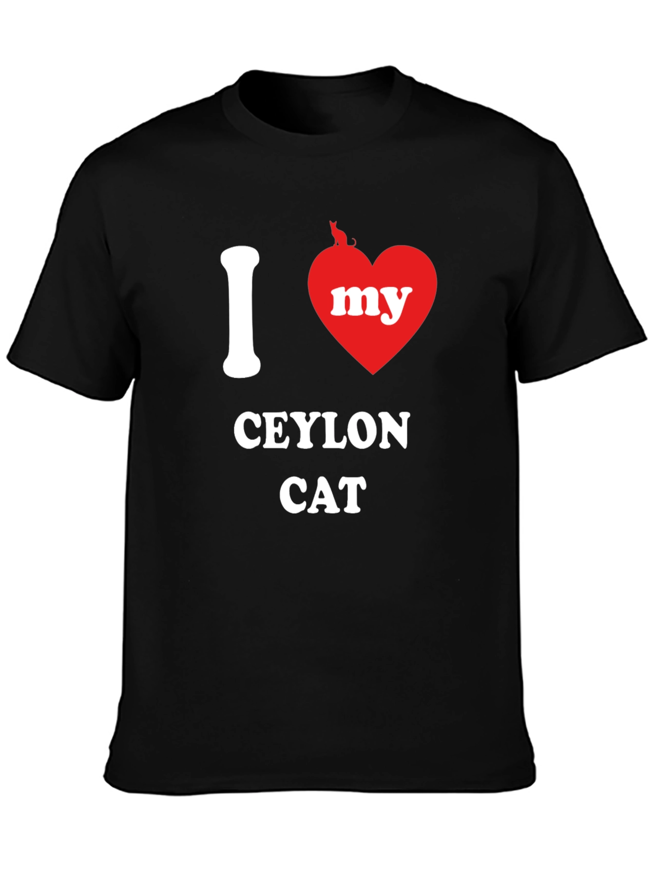 I Heart My Ceylon Cat T-Shirt