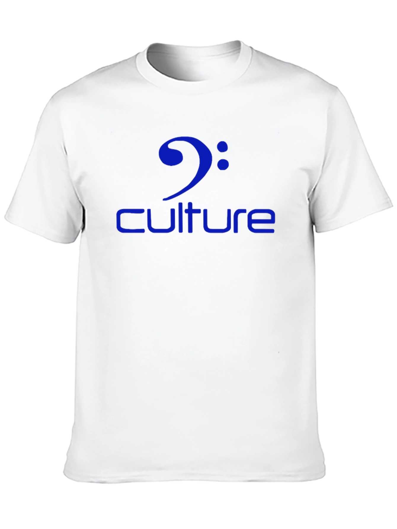 Culture Music Note Bass Clef Black T-Shirt