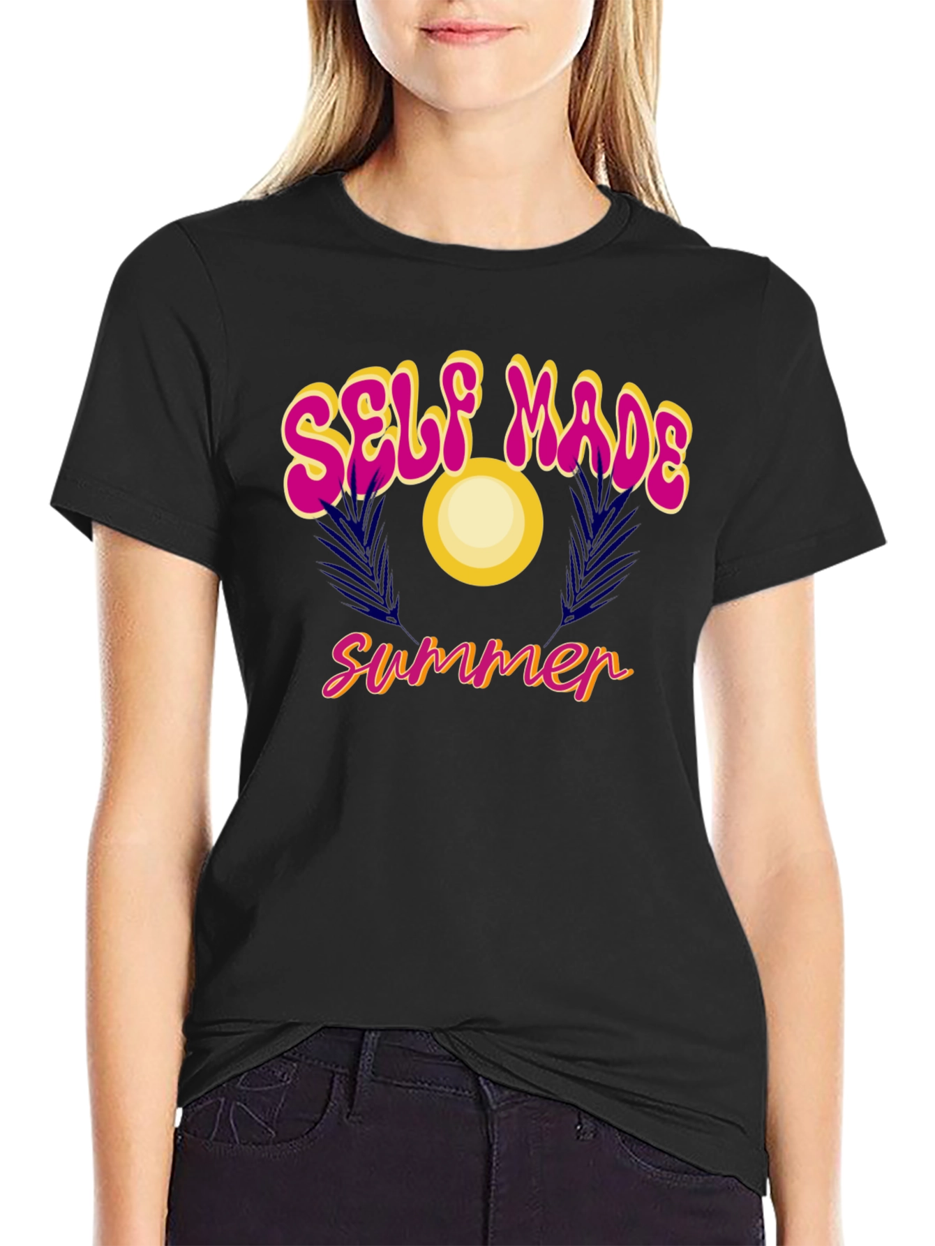 Self Made Summer T-Shirt - Retro Design