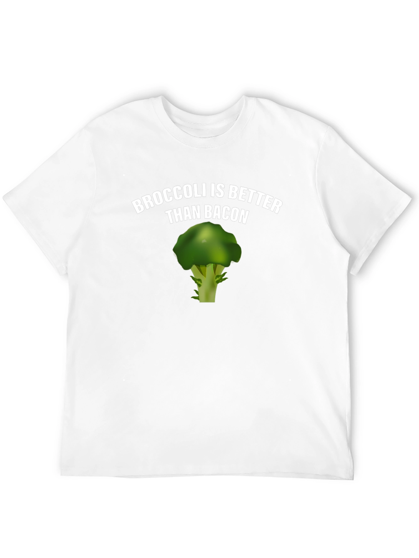 Broccoli is Better Than Bacon Novelty T-Shirt