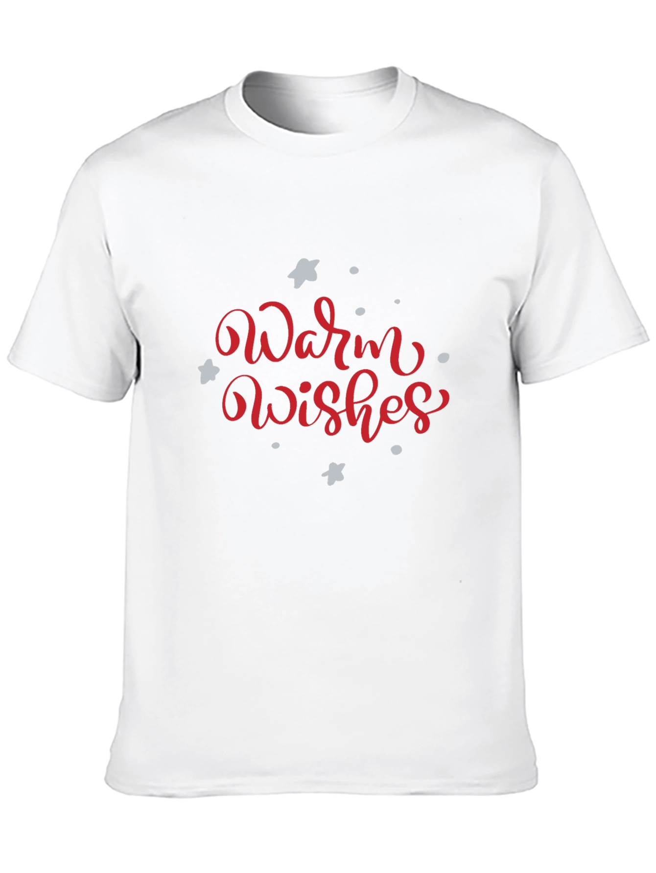Warm Wishes Graphic Tee - Black Holiday Shirt