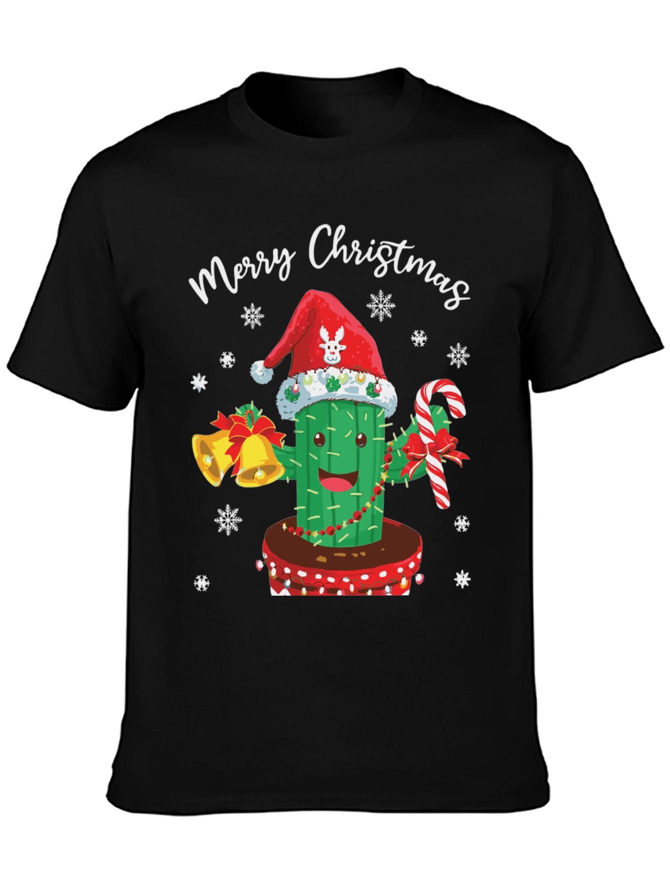 Merry Christmas Cactus T-Shirt