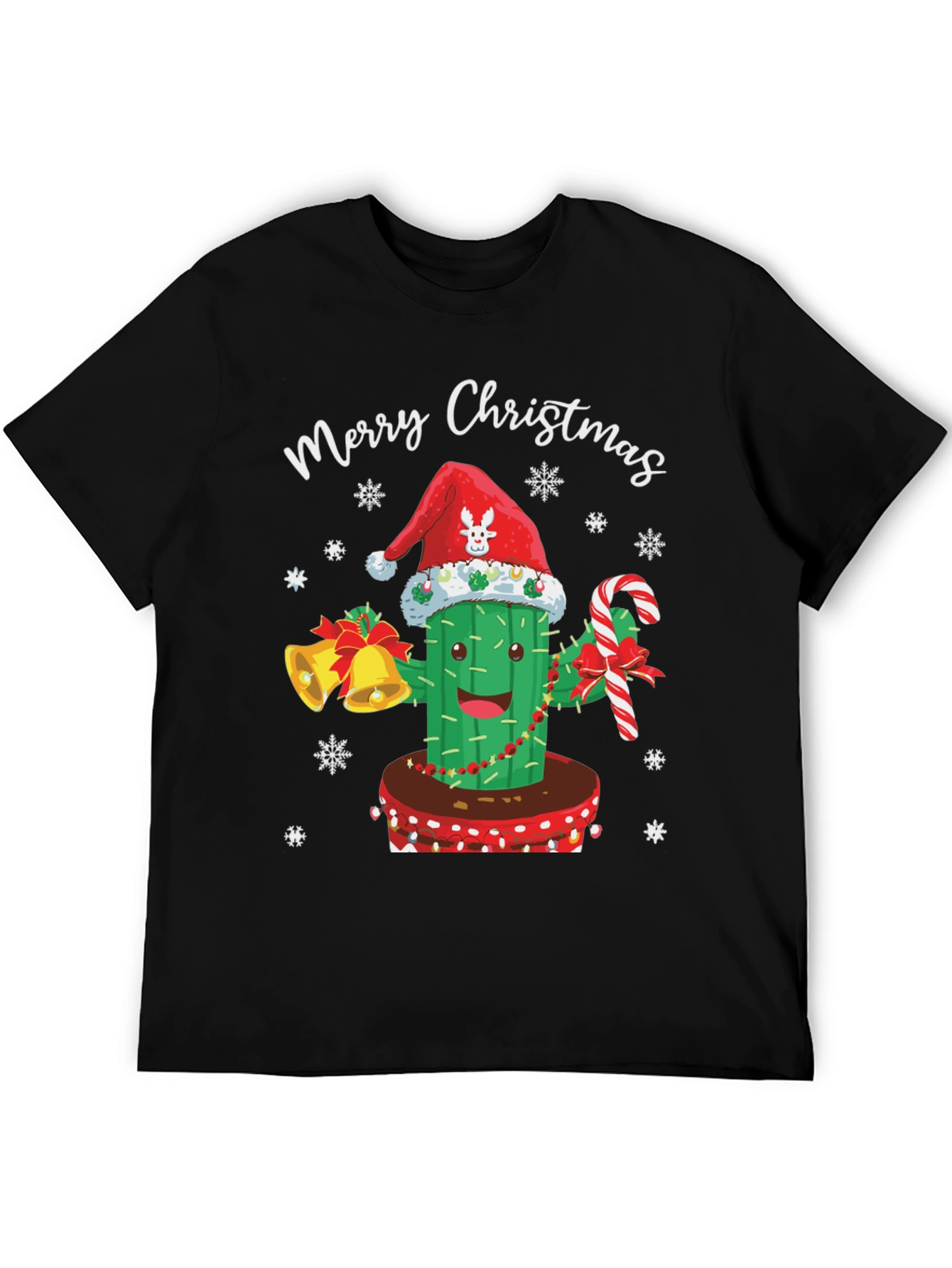 Merry Christmas Cactus T-Shirt
