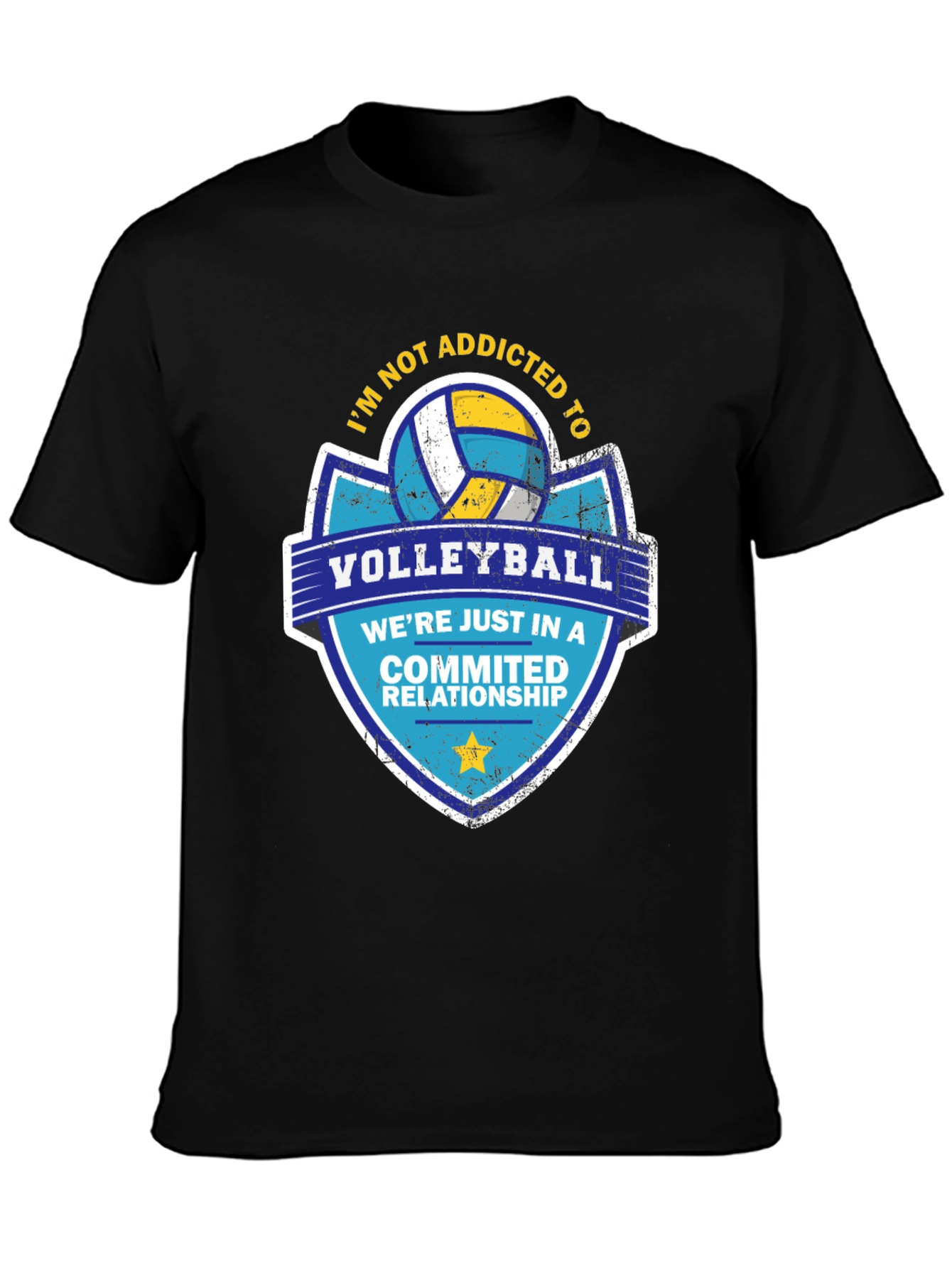 Volleyball Committed Relationship T-Shirt
