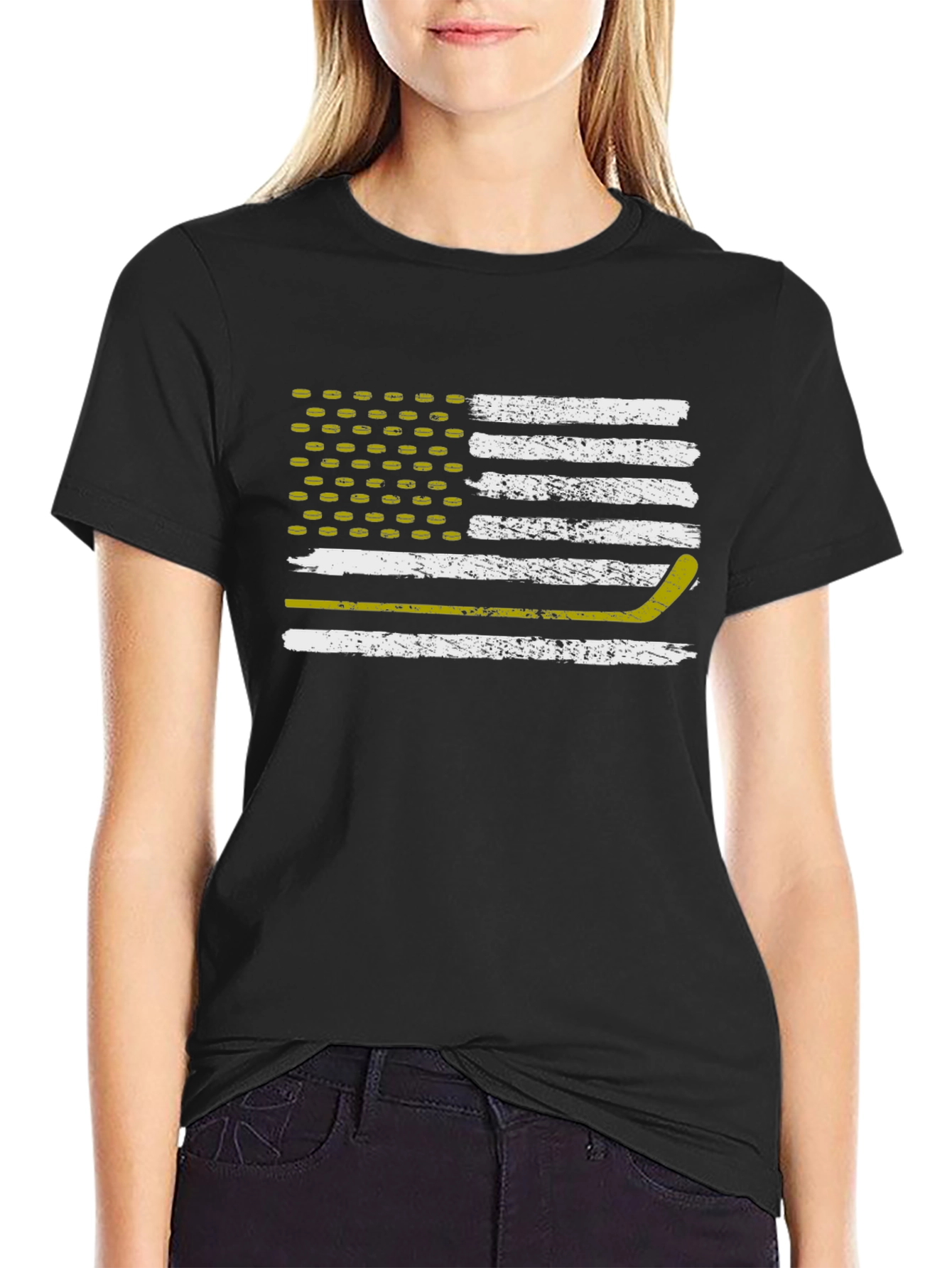 Hockey USA Flag T-Shirt