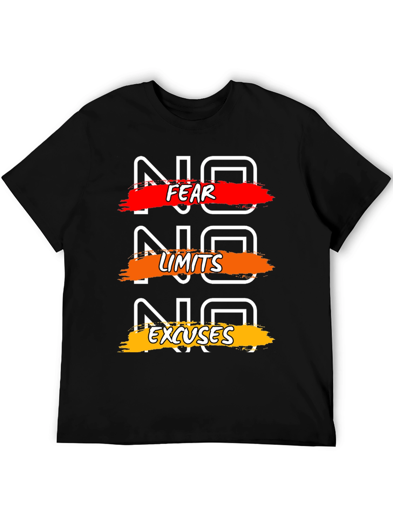 No Fear Limits Excuses Graphic T-Shirt