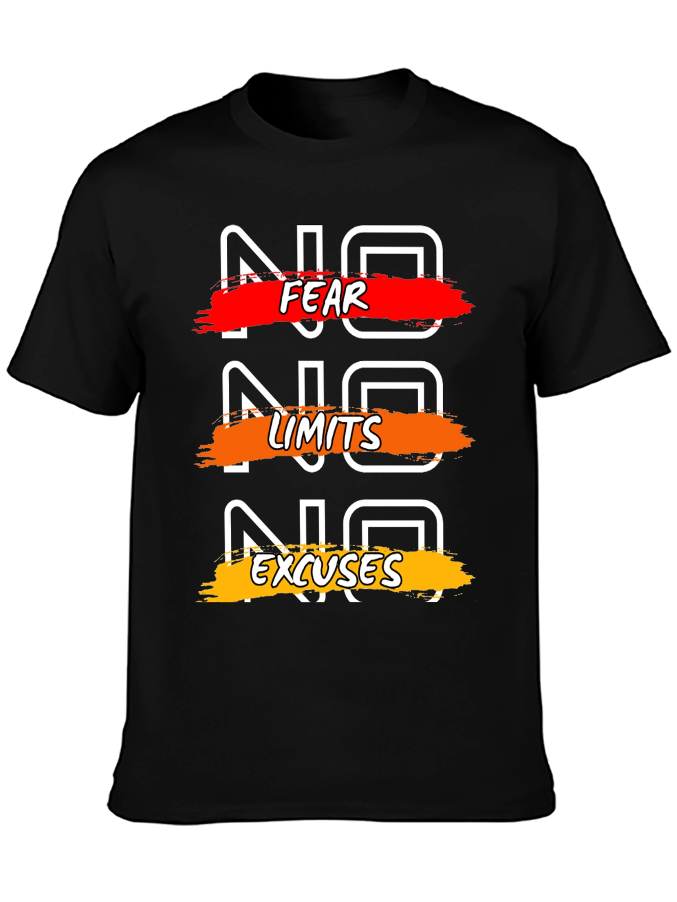 No Fear Limits Excuses Graphic T-Shirt