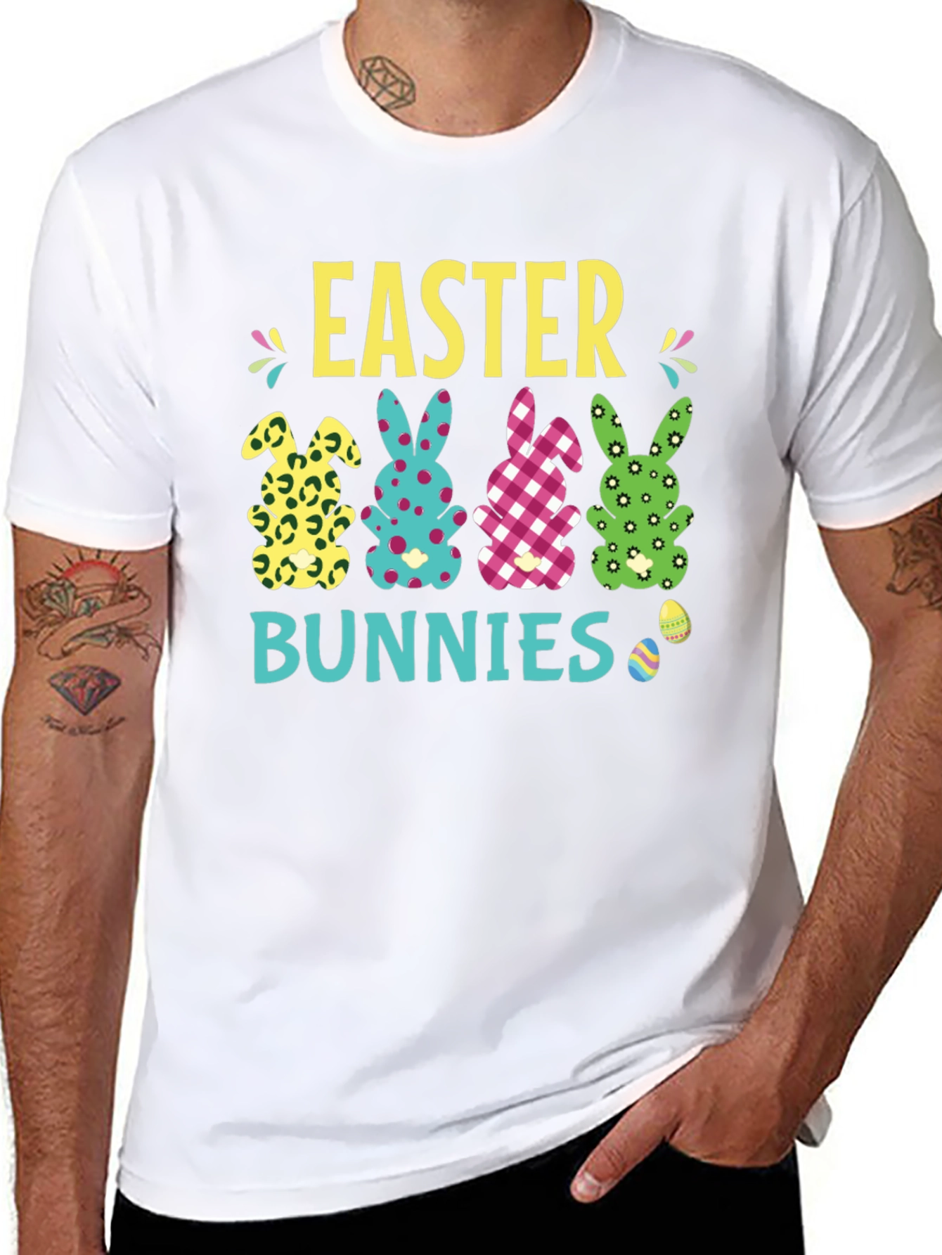Easter Bunnies Graphic T-Shirt