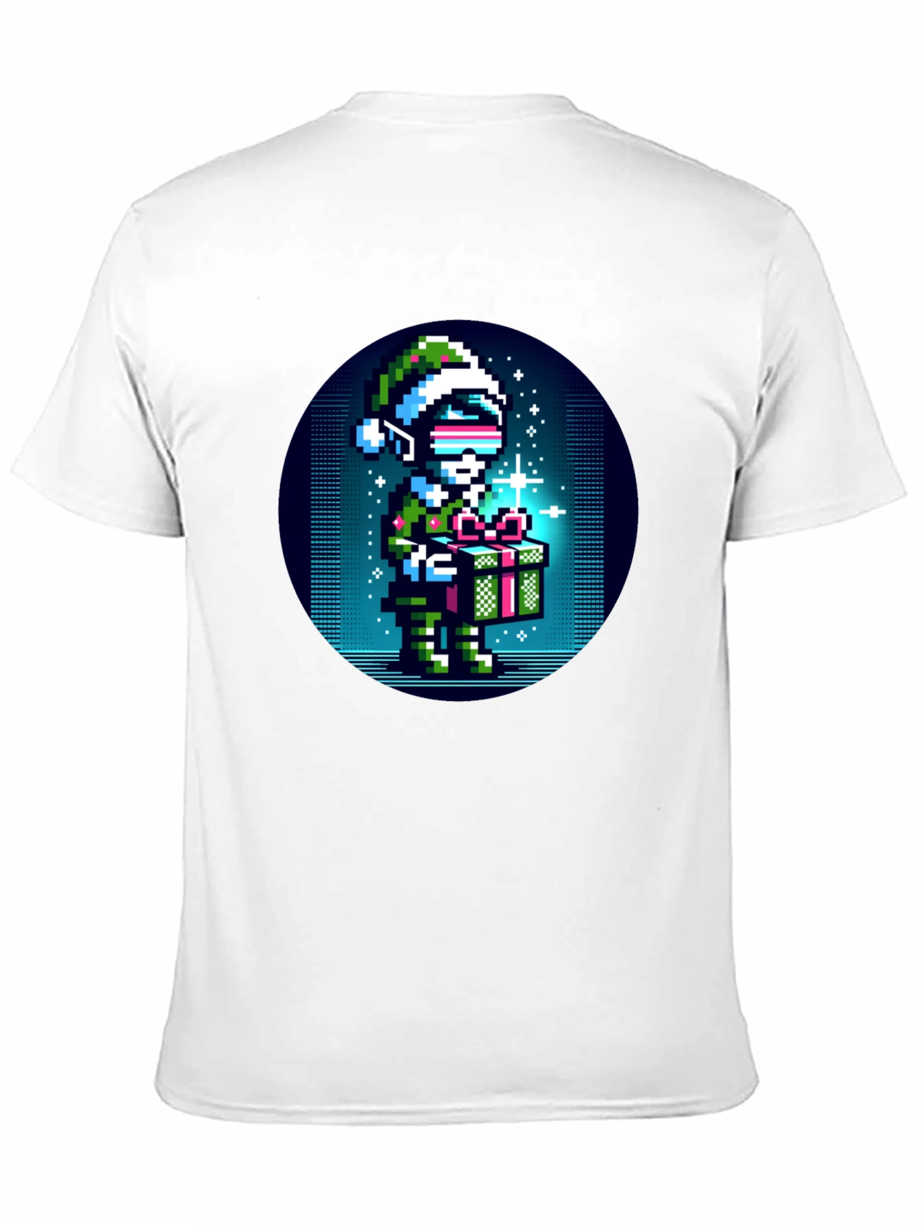 Pixel Art Christmas Elf T-Shirt