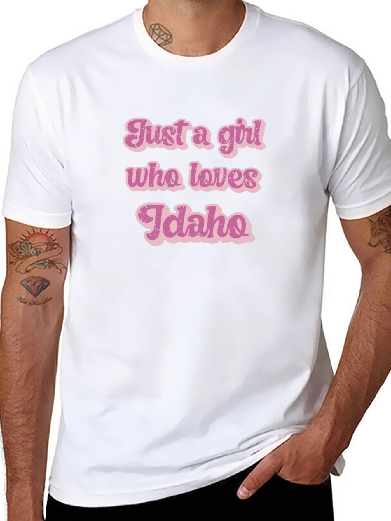 Just a Girl Who Loves Idaho Graphic Tee