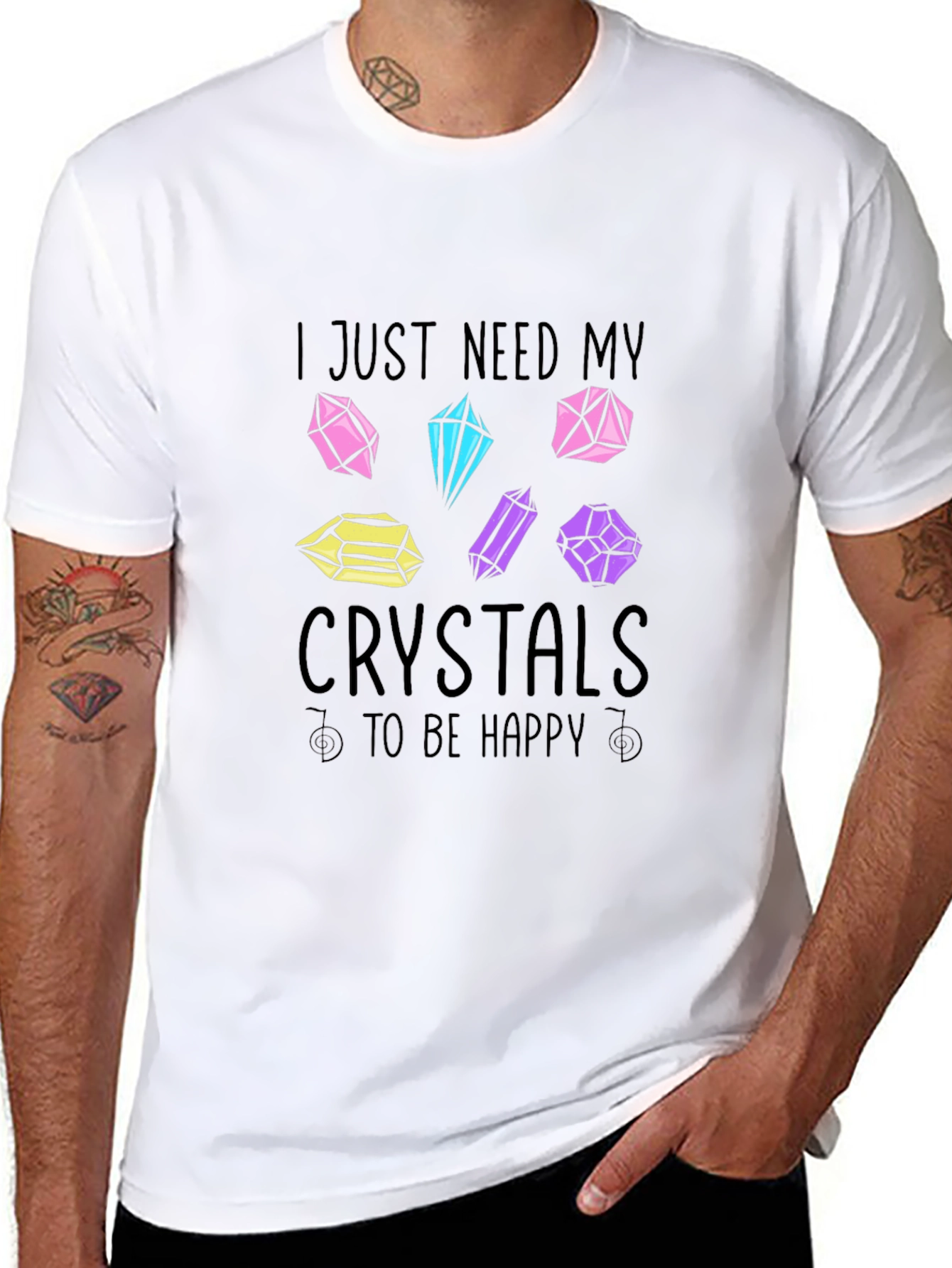 Crystals Graphic T-Shirt: I Just Need My Crystals!