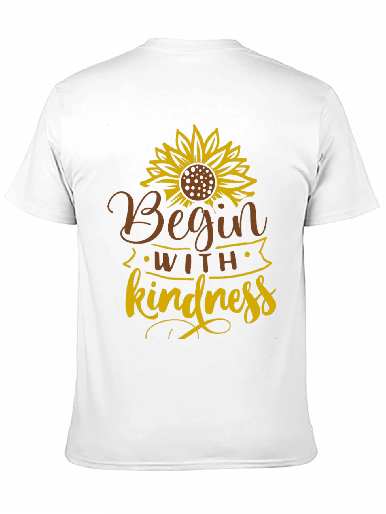 Begin with Kindness Sunflower Graphic Tee
