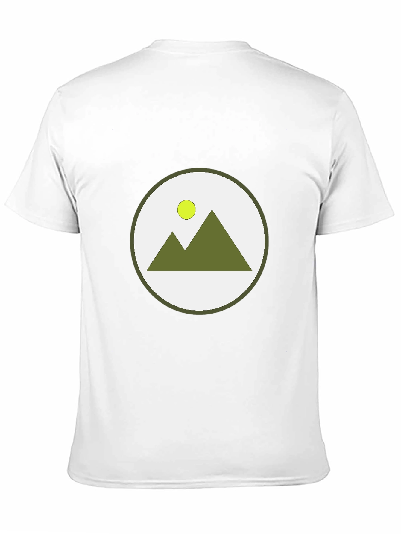 Mountain Scene Graphic Tee - Black