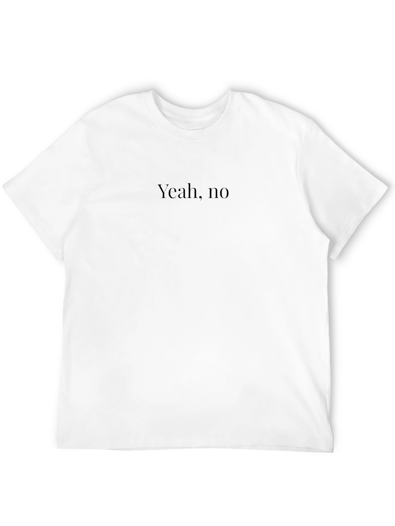 Yeah No - Classic Black T-Shirt