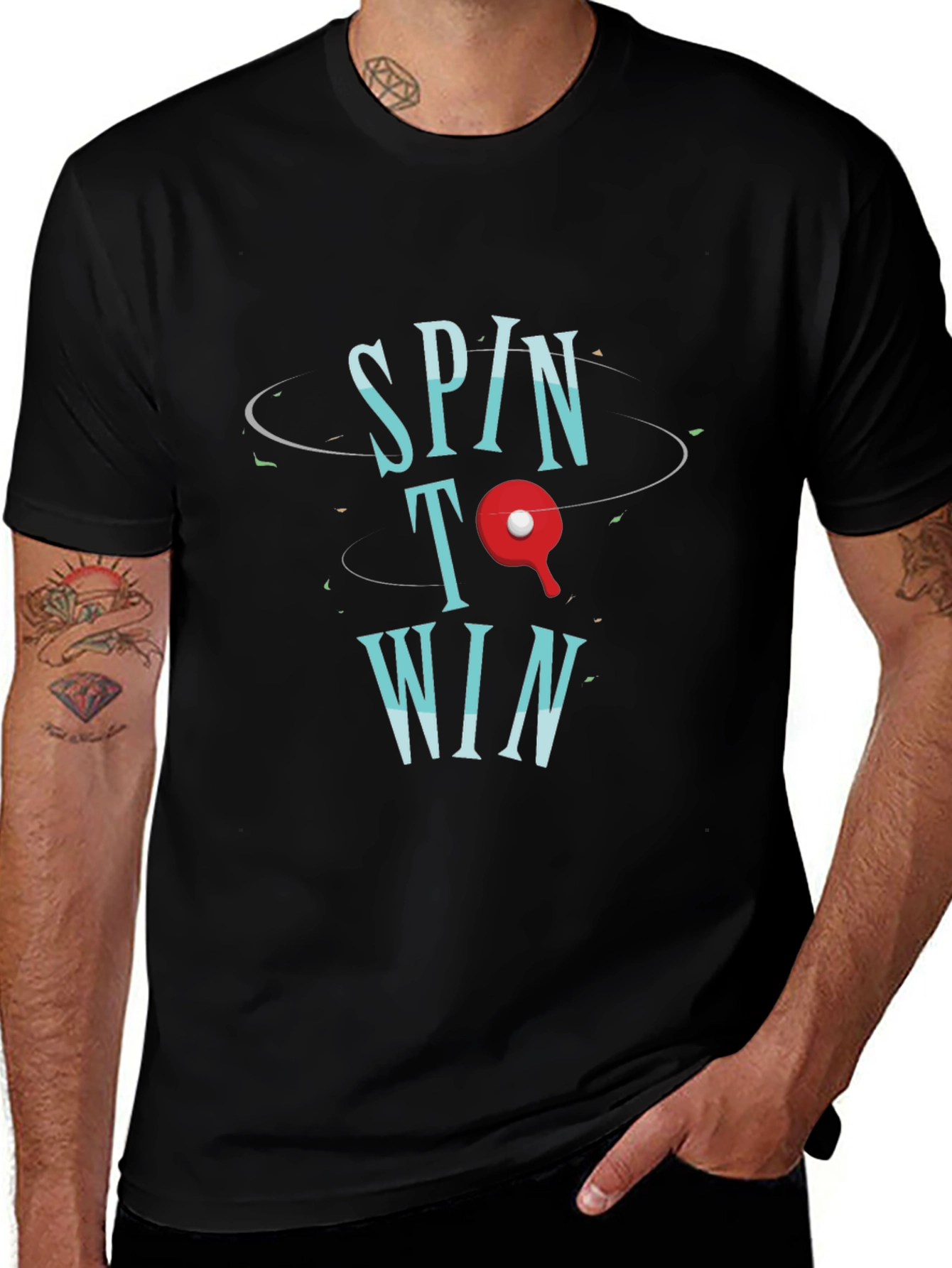 Spin to Win Graphic Tee