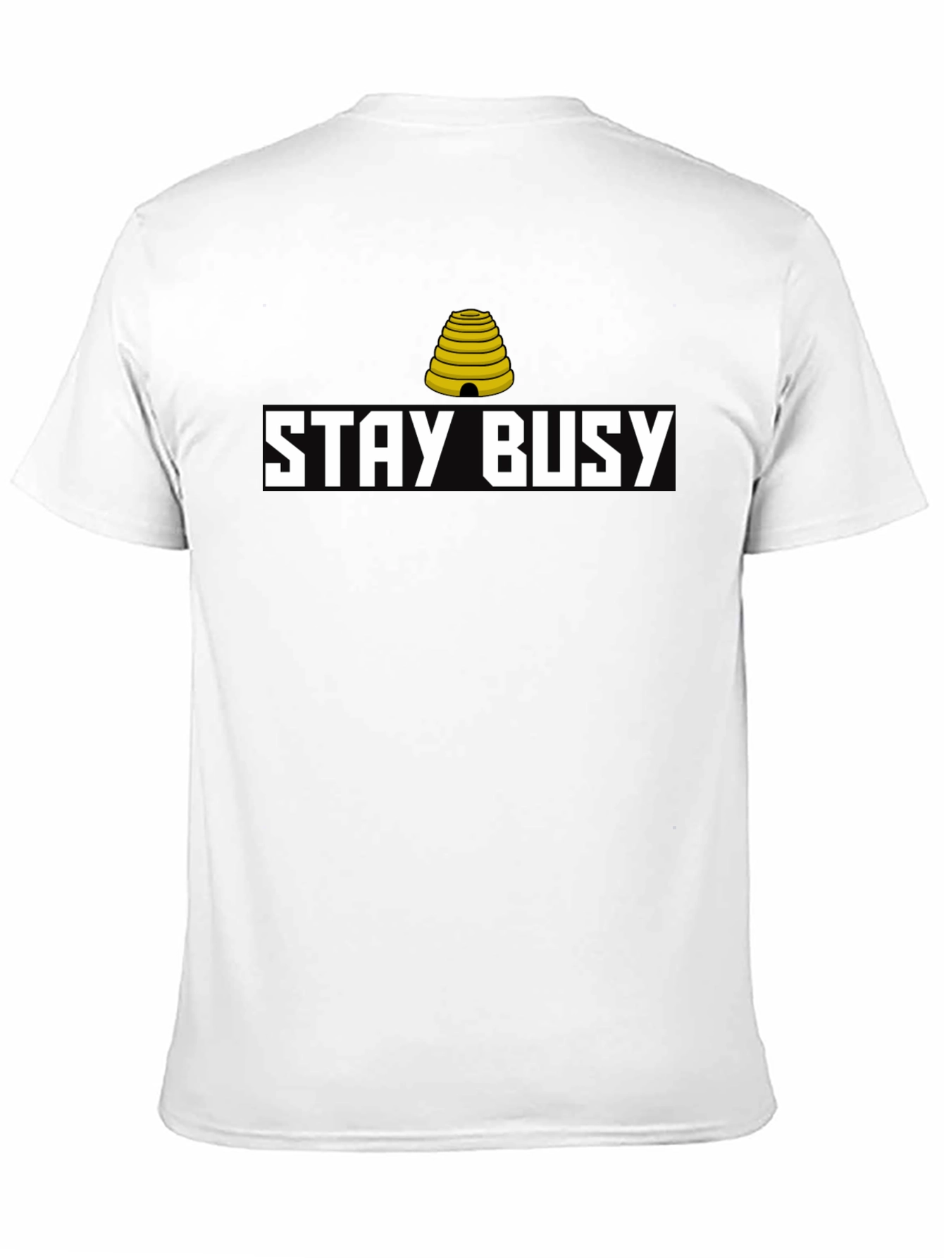 Stay Busy Graphic Tee - Black Casual Shirt