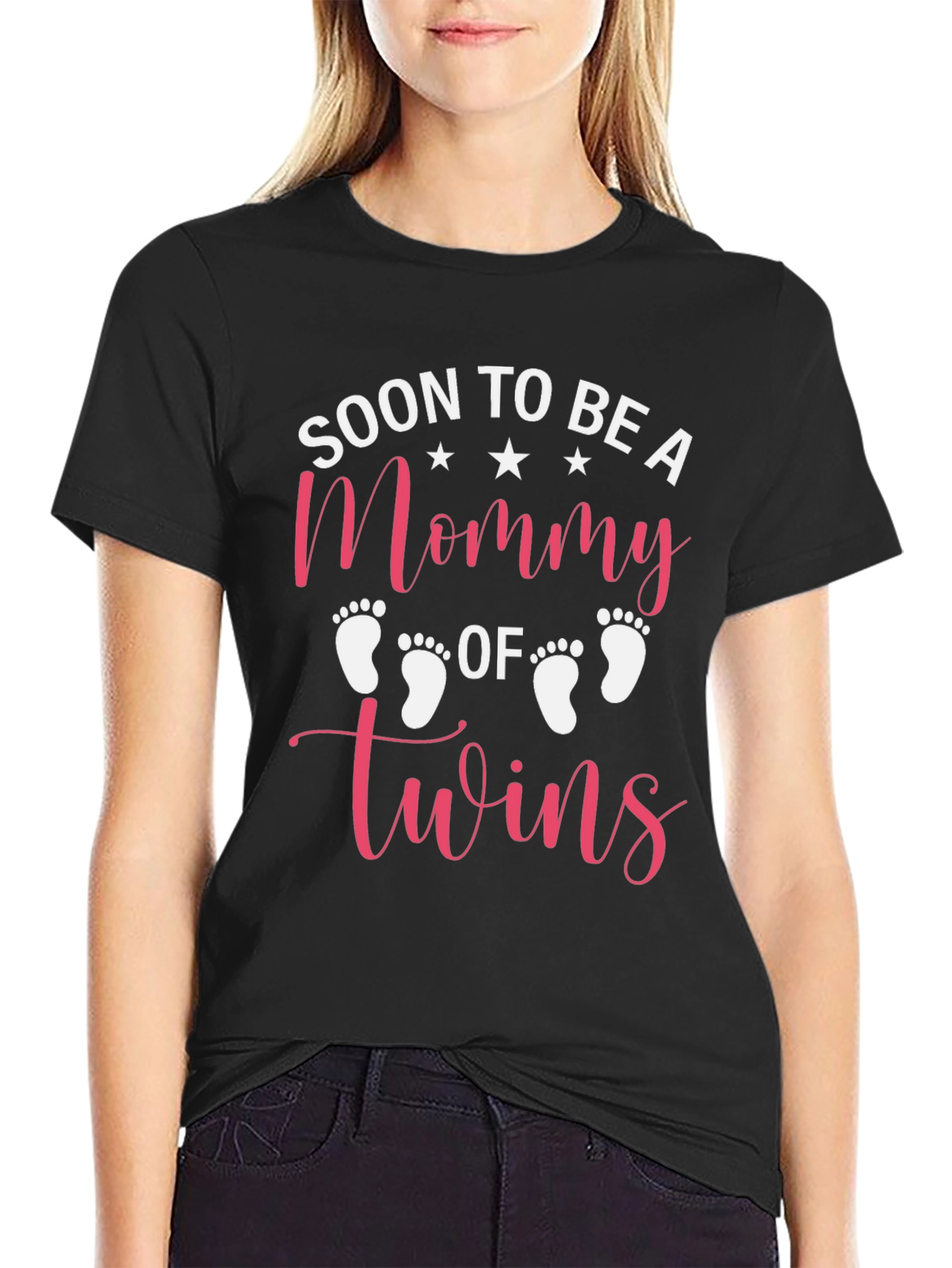 Soon To Be A Mommy Of Twins T-Shirt