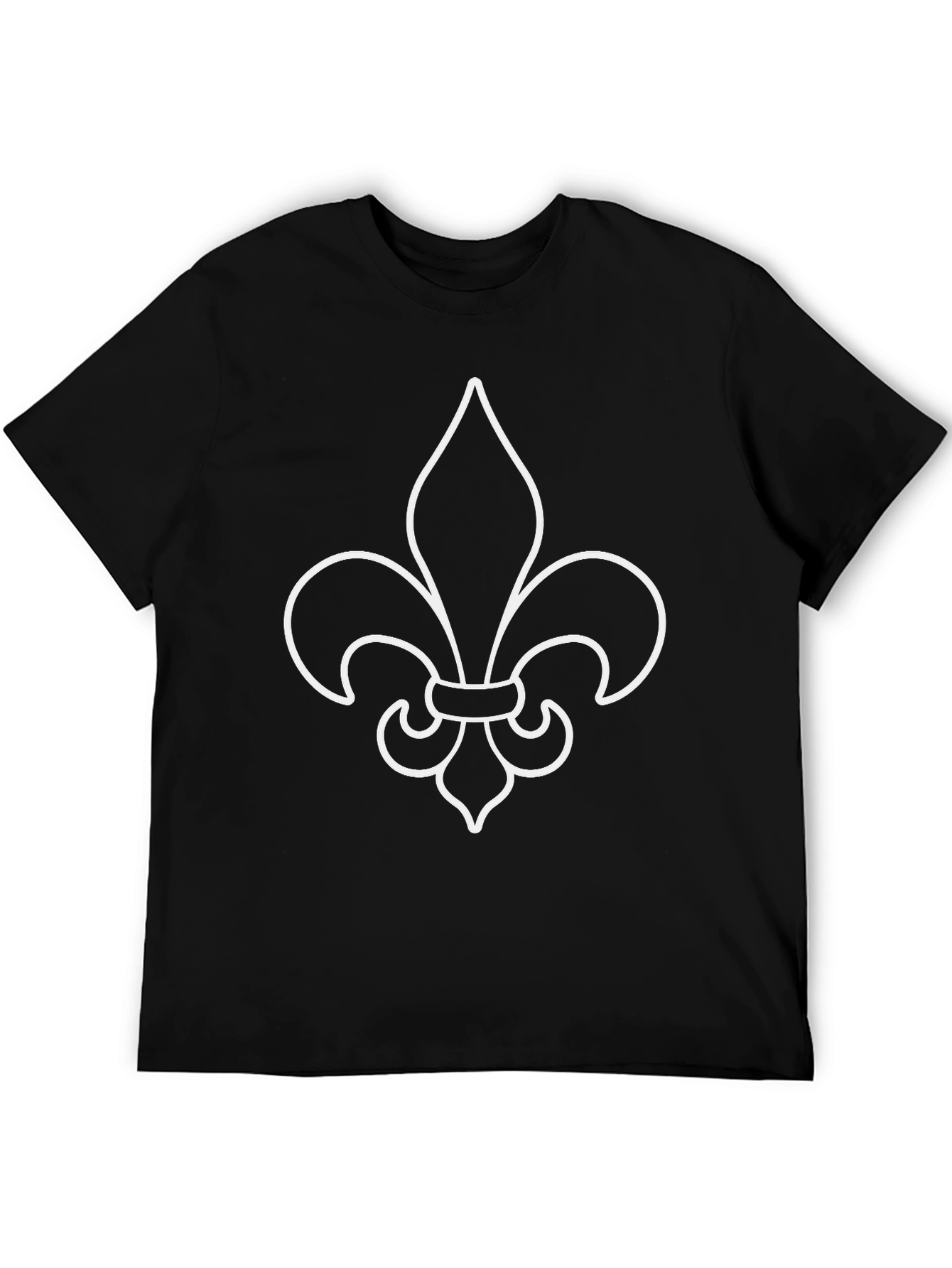 Fleur-de-lis Graphic Black T-Shirt