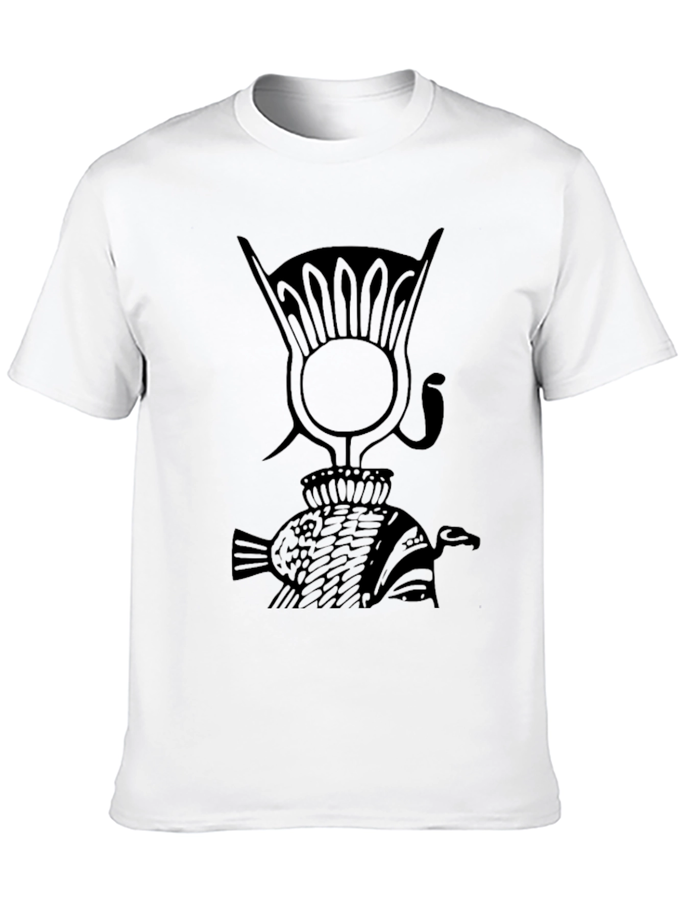 Egyptian Hieroglyph Black T-Shirt