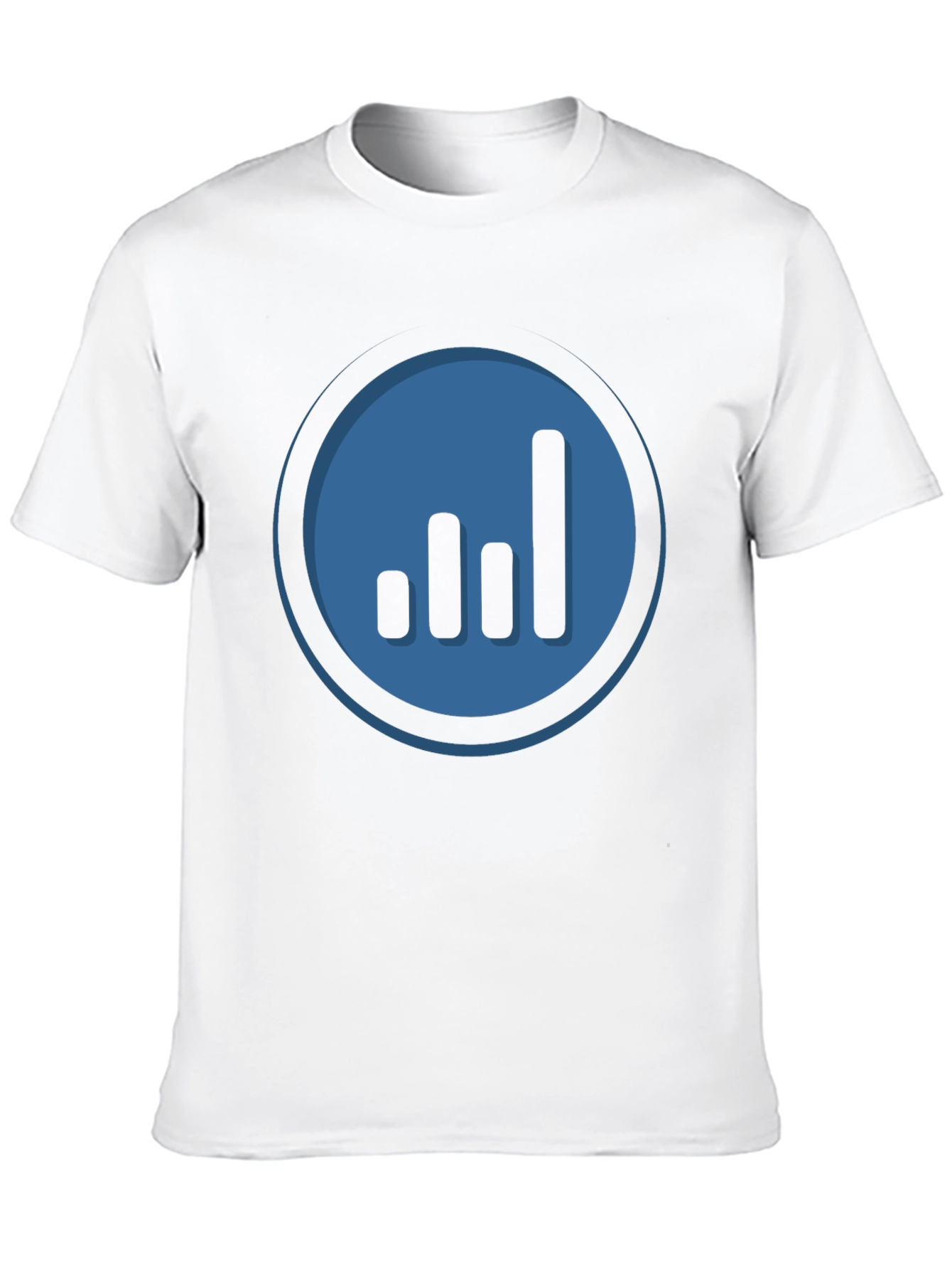 Signal Strength Graphic Tee - Black Cotton T-Shirt