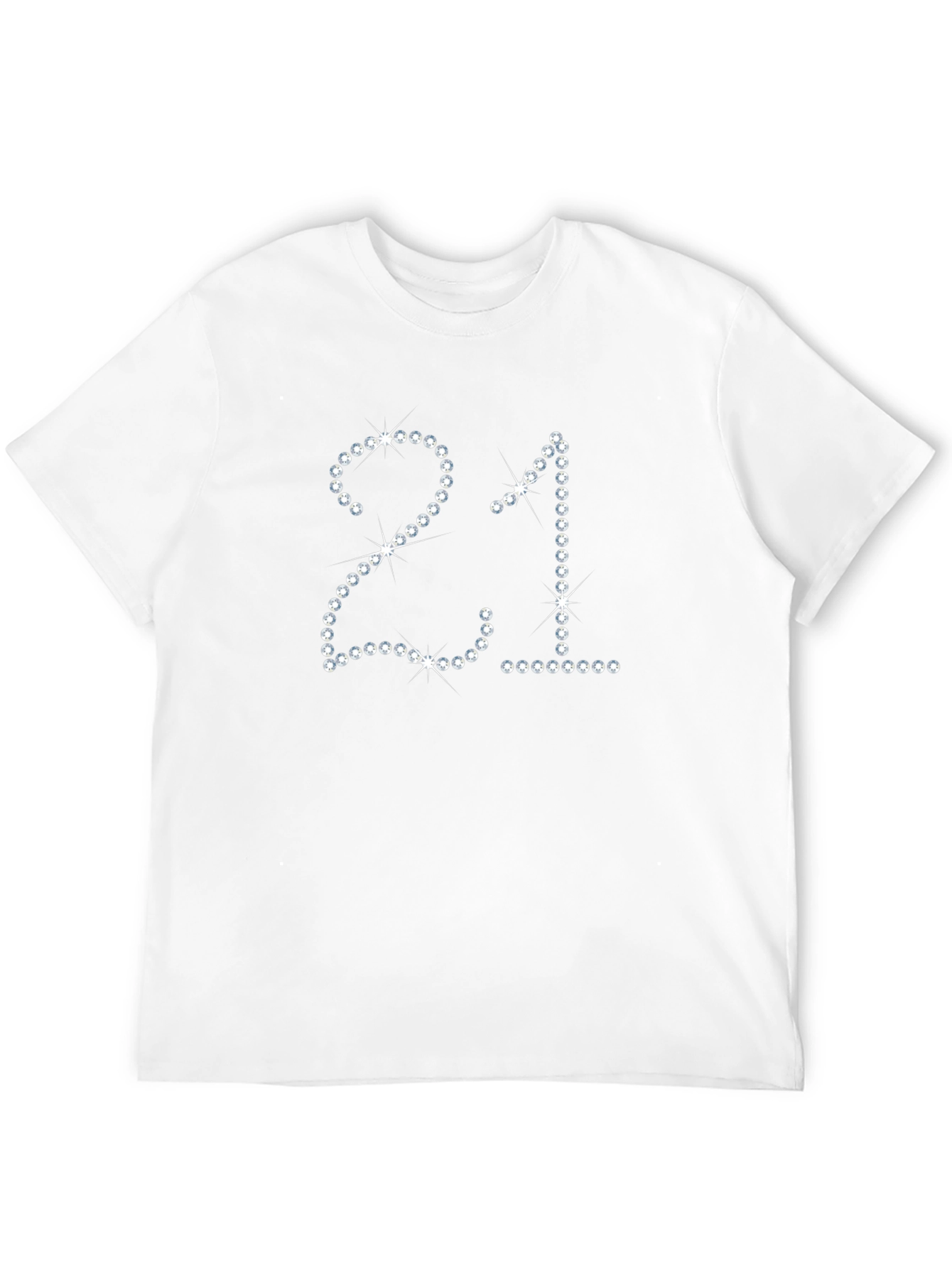 Sparkling 21st Birthday T-Shirt