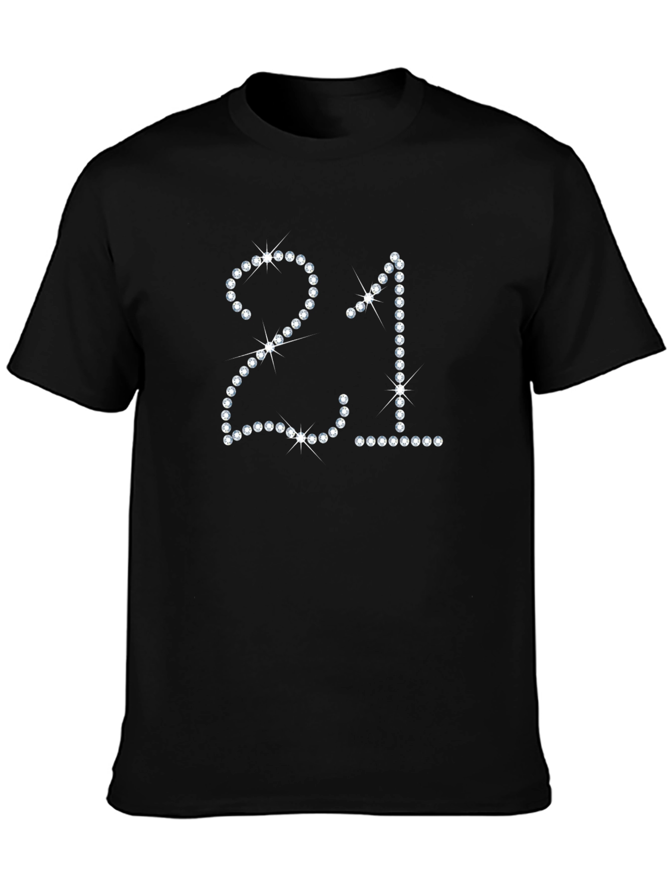 Sparkling 21st Birthday T-Shirt