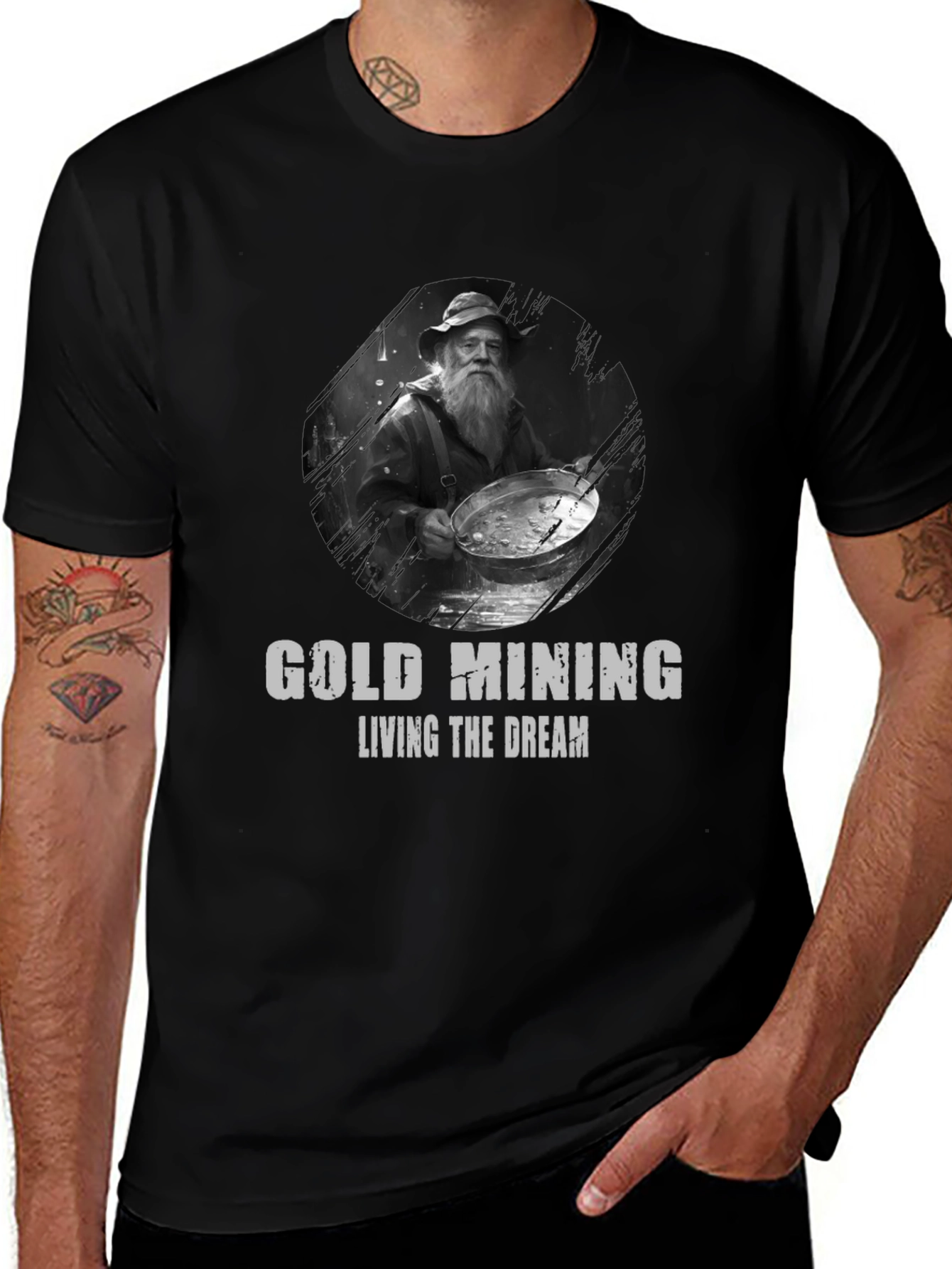 Gold Mining Living The Dream Graphic T-Shirt