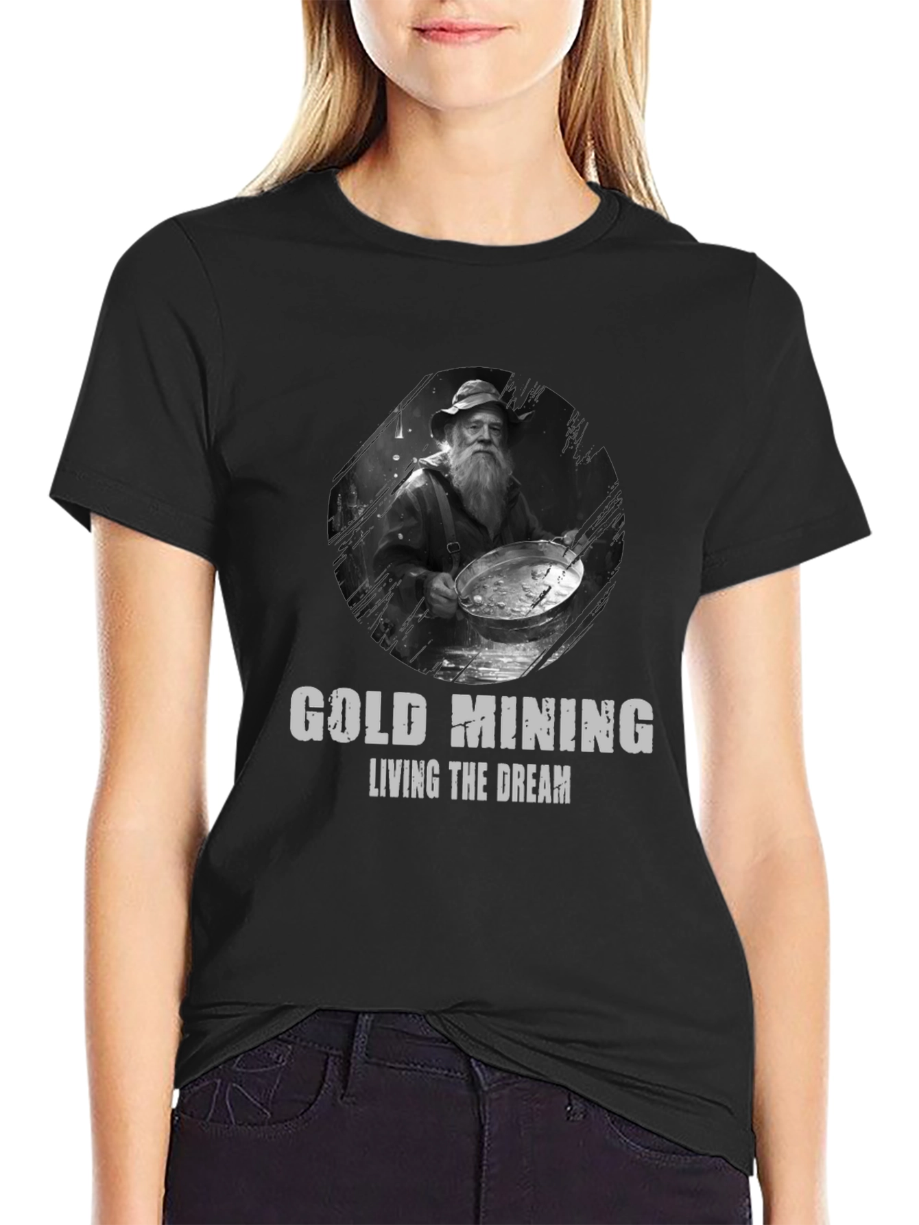 Gold Mining Living The Dream Graphic T-Shirt