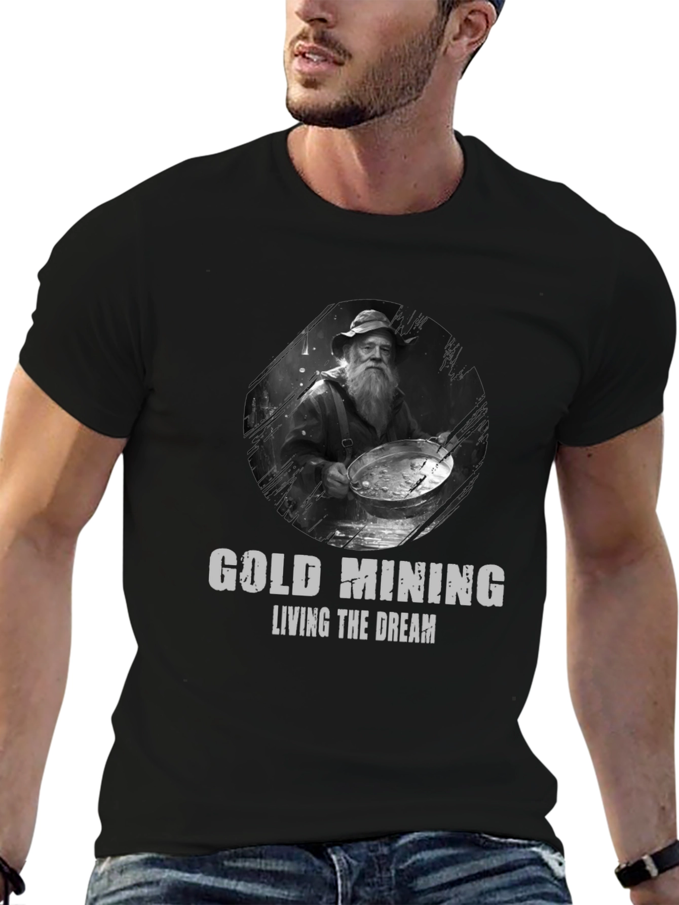 Gold Mining Living The Dream Graphic T-Shirt