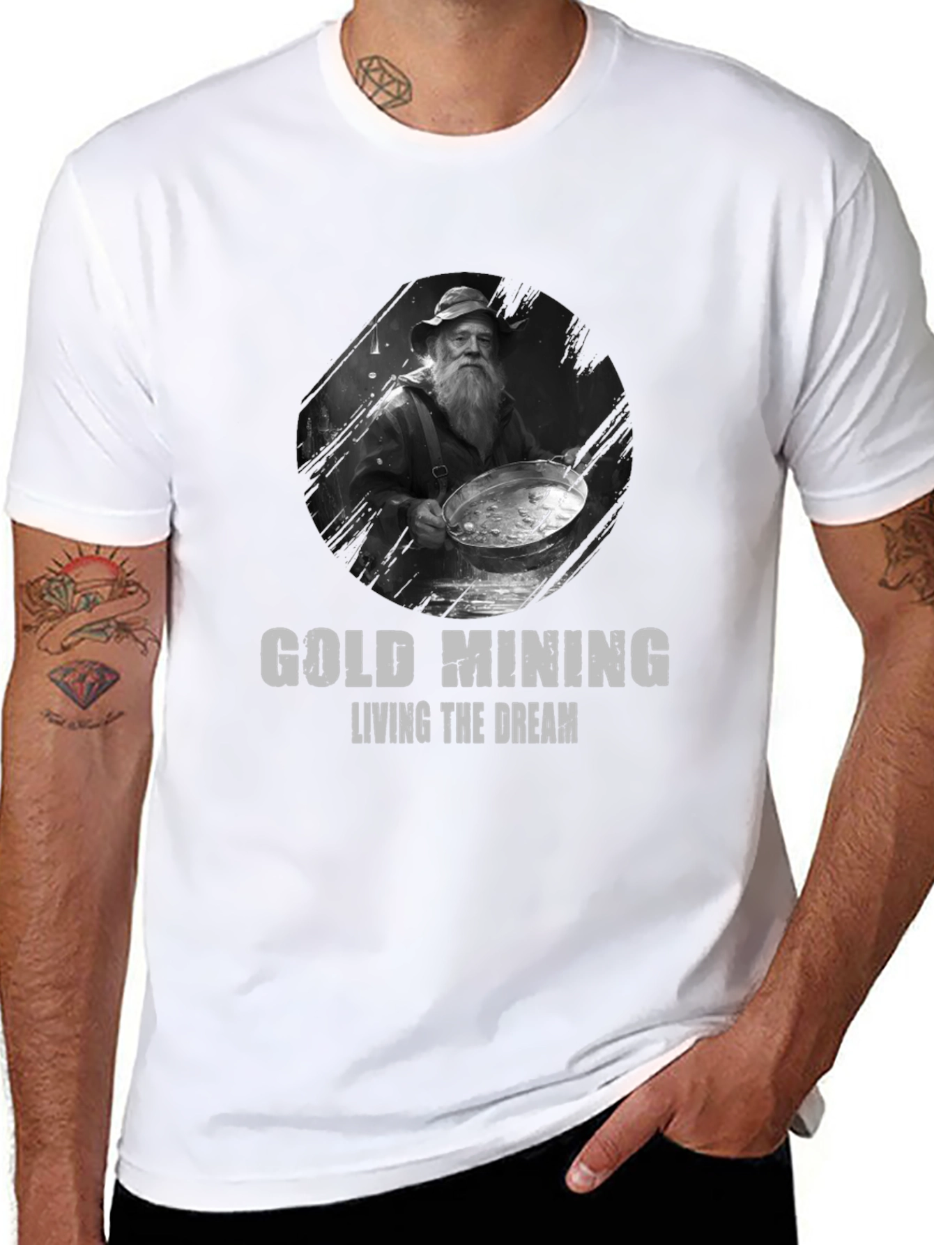 Gold Mining Living The Dream Graphic T-Shirt