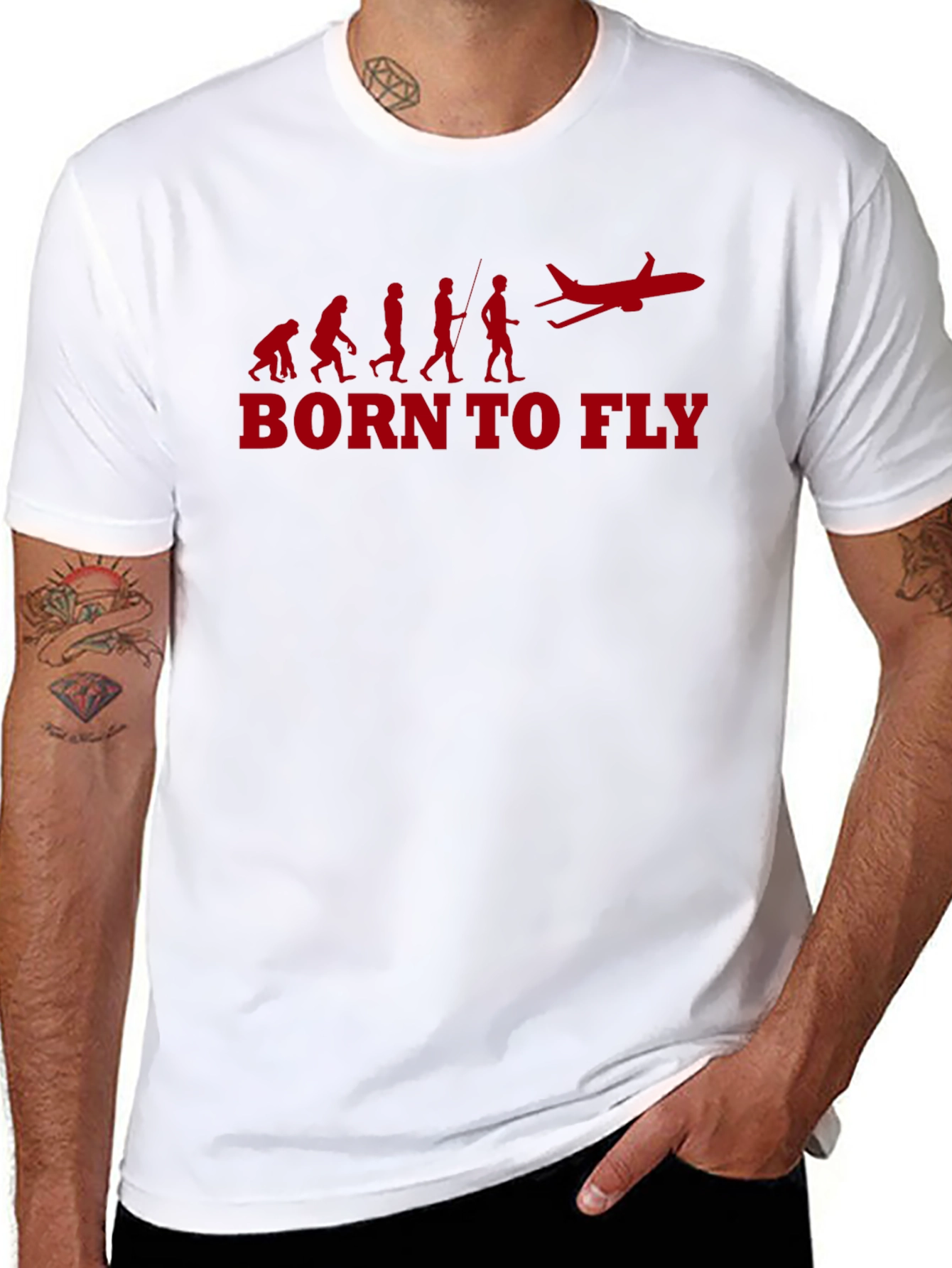 Born to Fly Evolution Graphic Tee