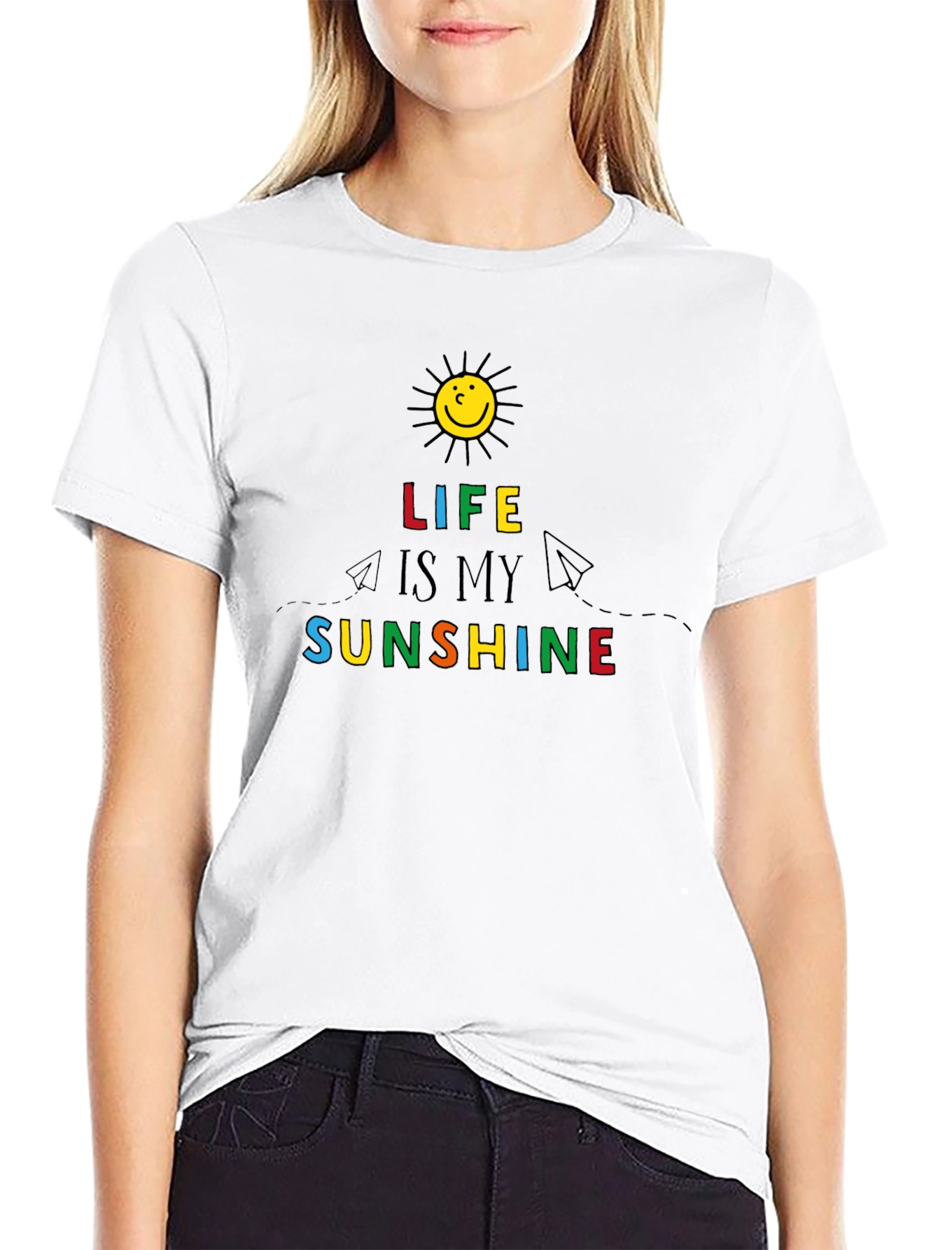 Life Is My Sunshine Graphic Print Tee