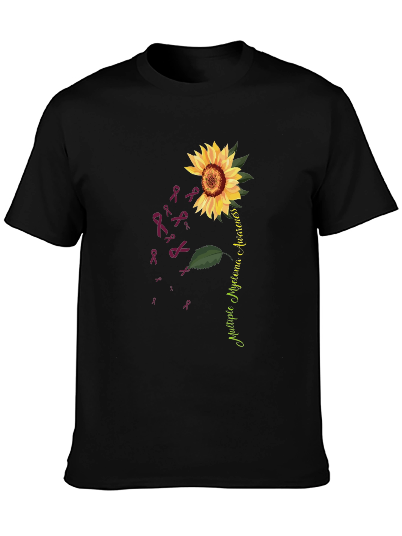 Multiple Myeloma Awareness Sunflower T-Shirt