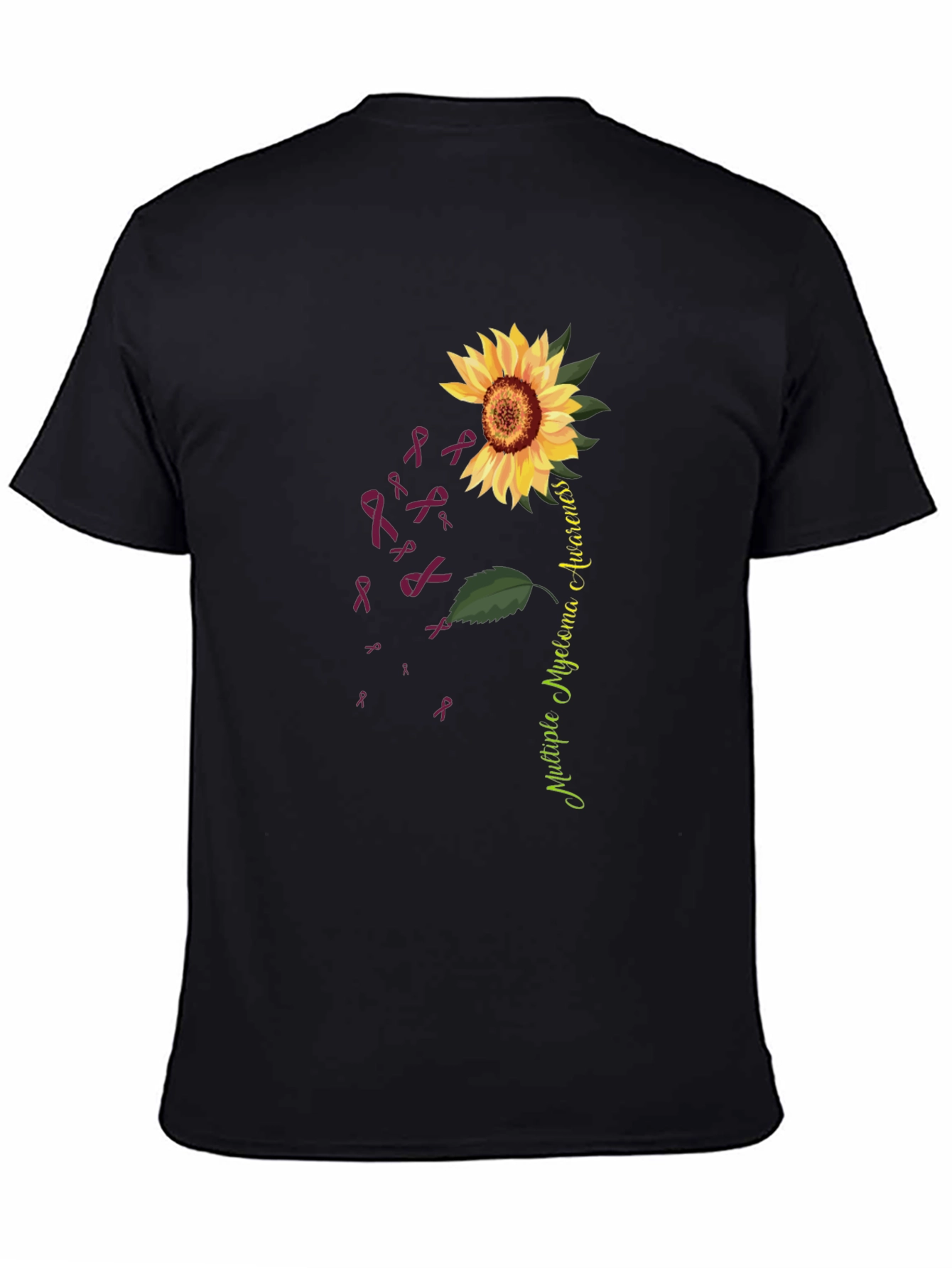 Multiple Myeloma Awareness Sunflower T-Shirt